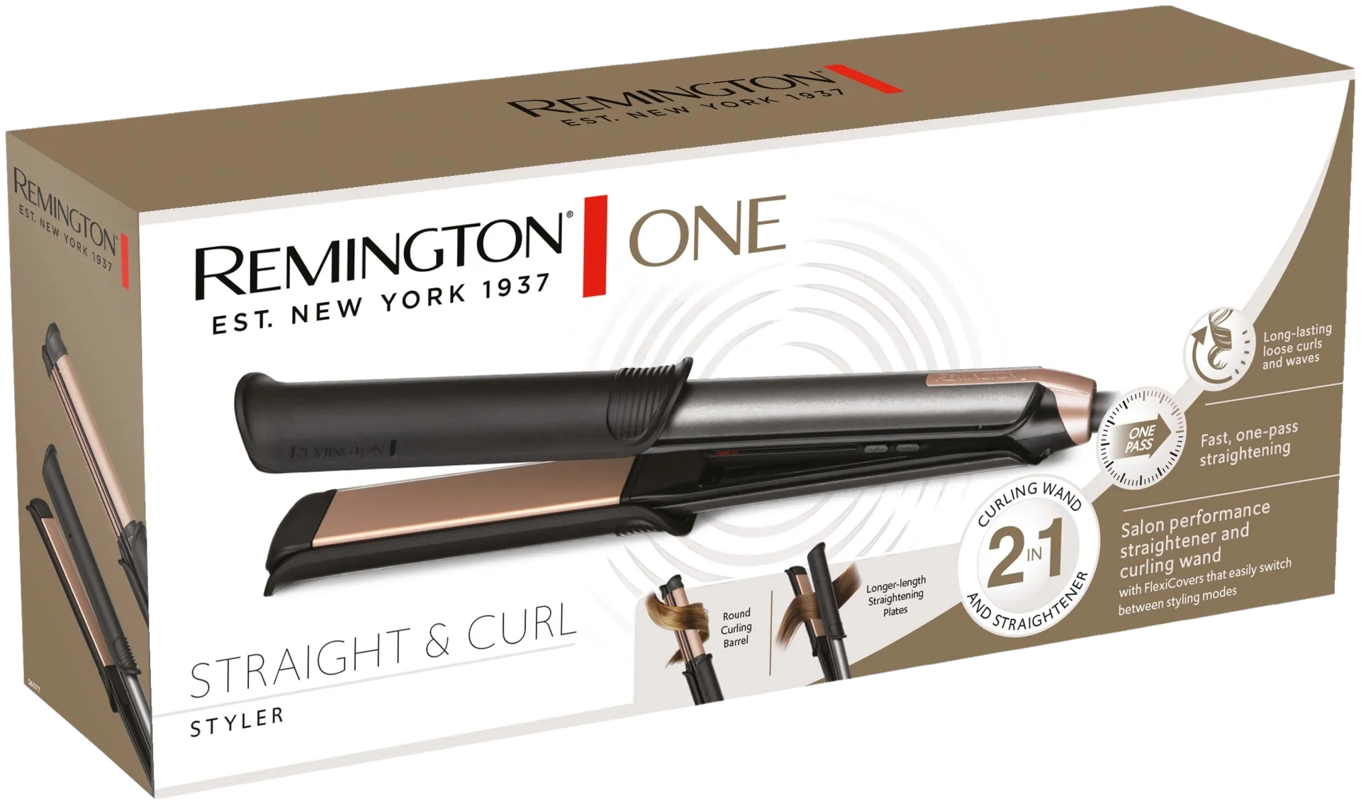 Remington muotoilurauta ONE Straight & Curl - 6