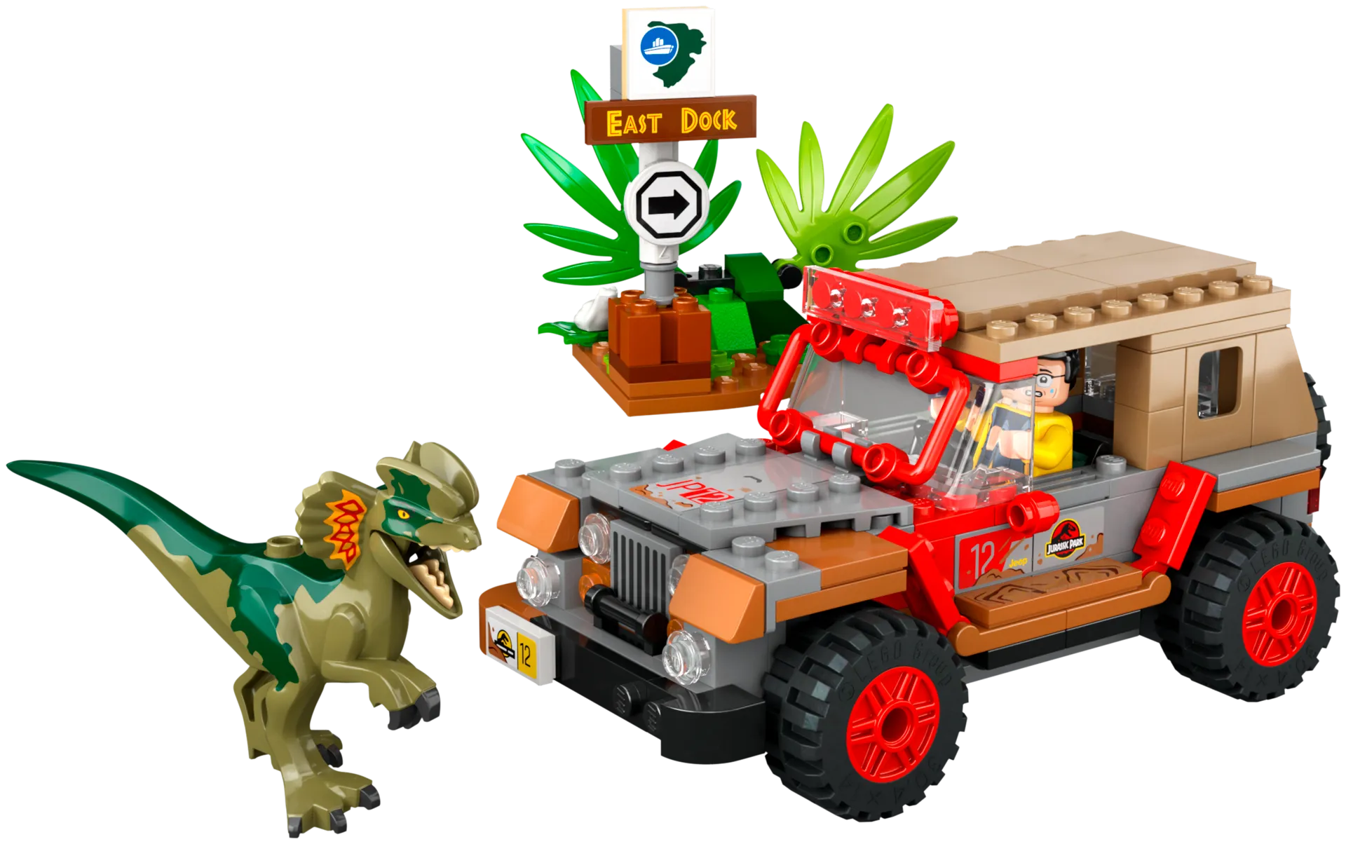 LEGO® Jurassic World 76958 Dilophosauruksen väijytys - 4