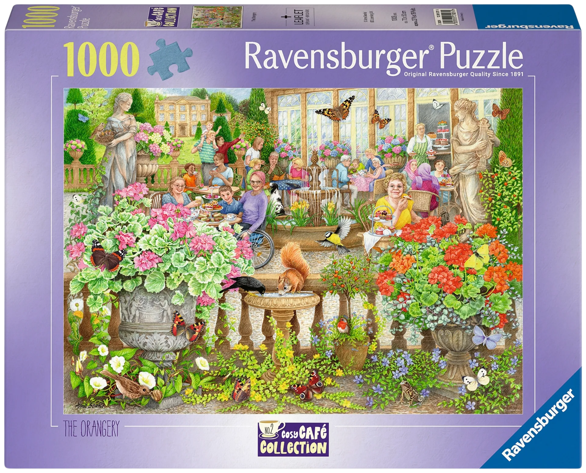 Ravensburger palapeli 1000 palaa, erilaisia - 6