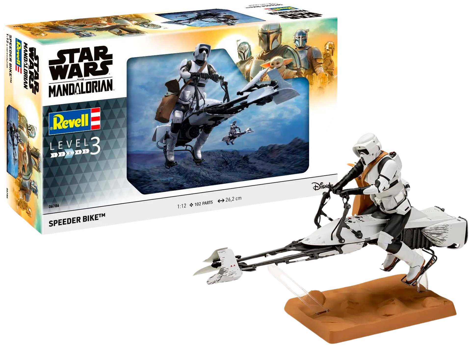 Star Wars Mandalorian bike model kit - 1