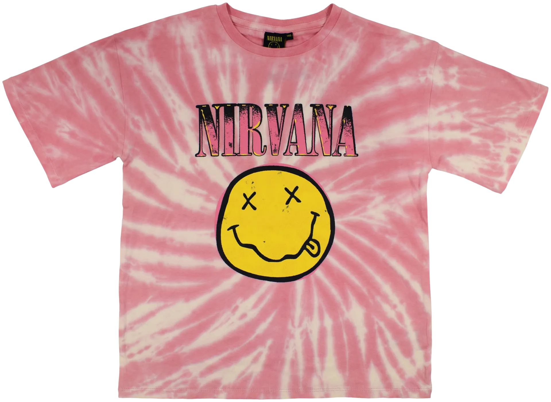 Nirvana nuorten t-paita - pink