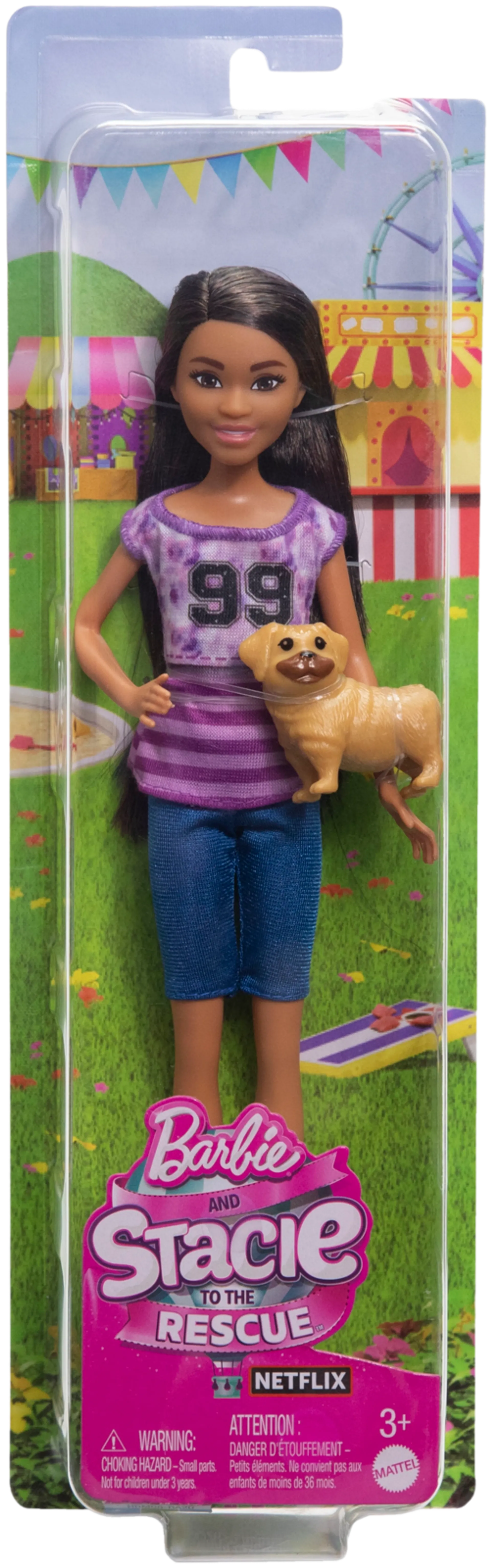 Barbie Stacie -muotinukke ja koiranpentu - 3