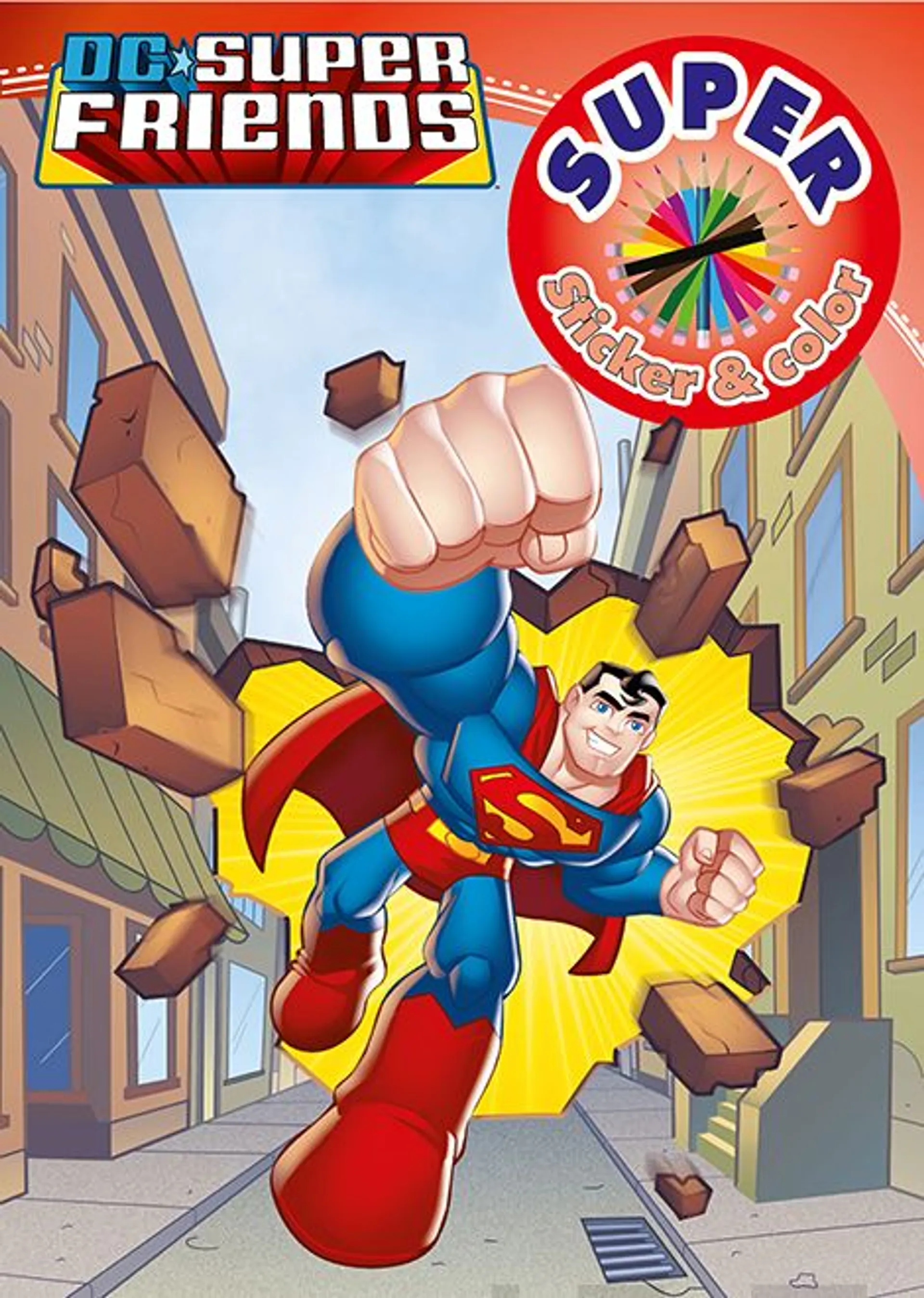 DC Superfriends tarra- ja värityskirja