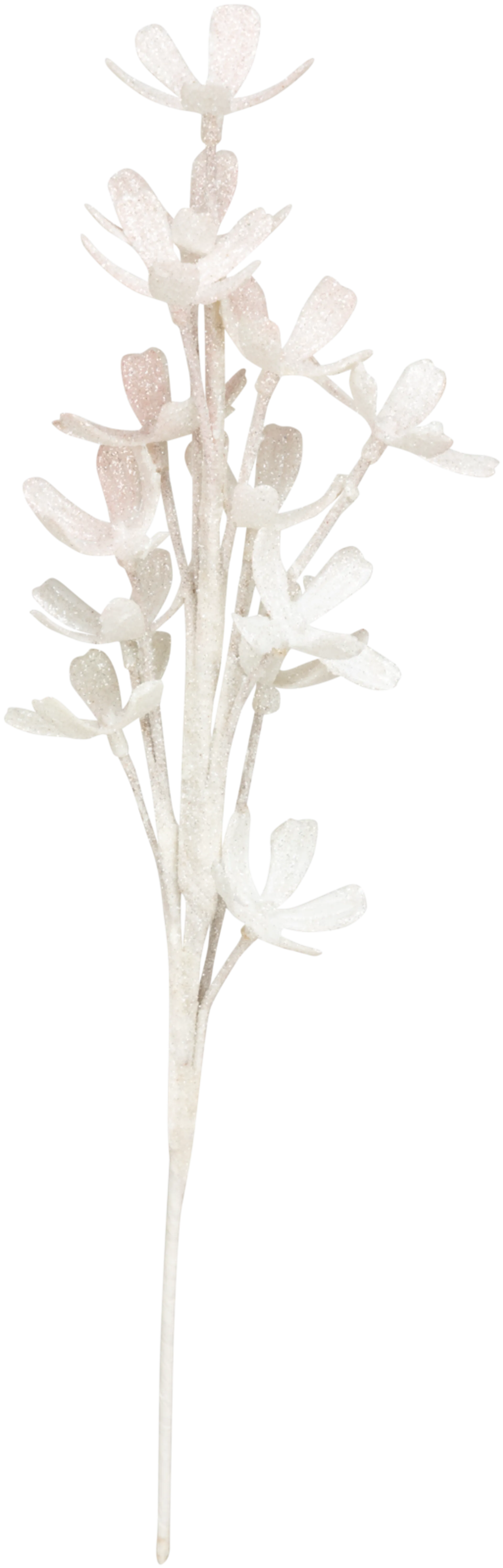 Koristeoksa Kukat 40 cm, valkoinen