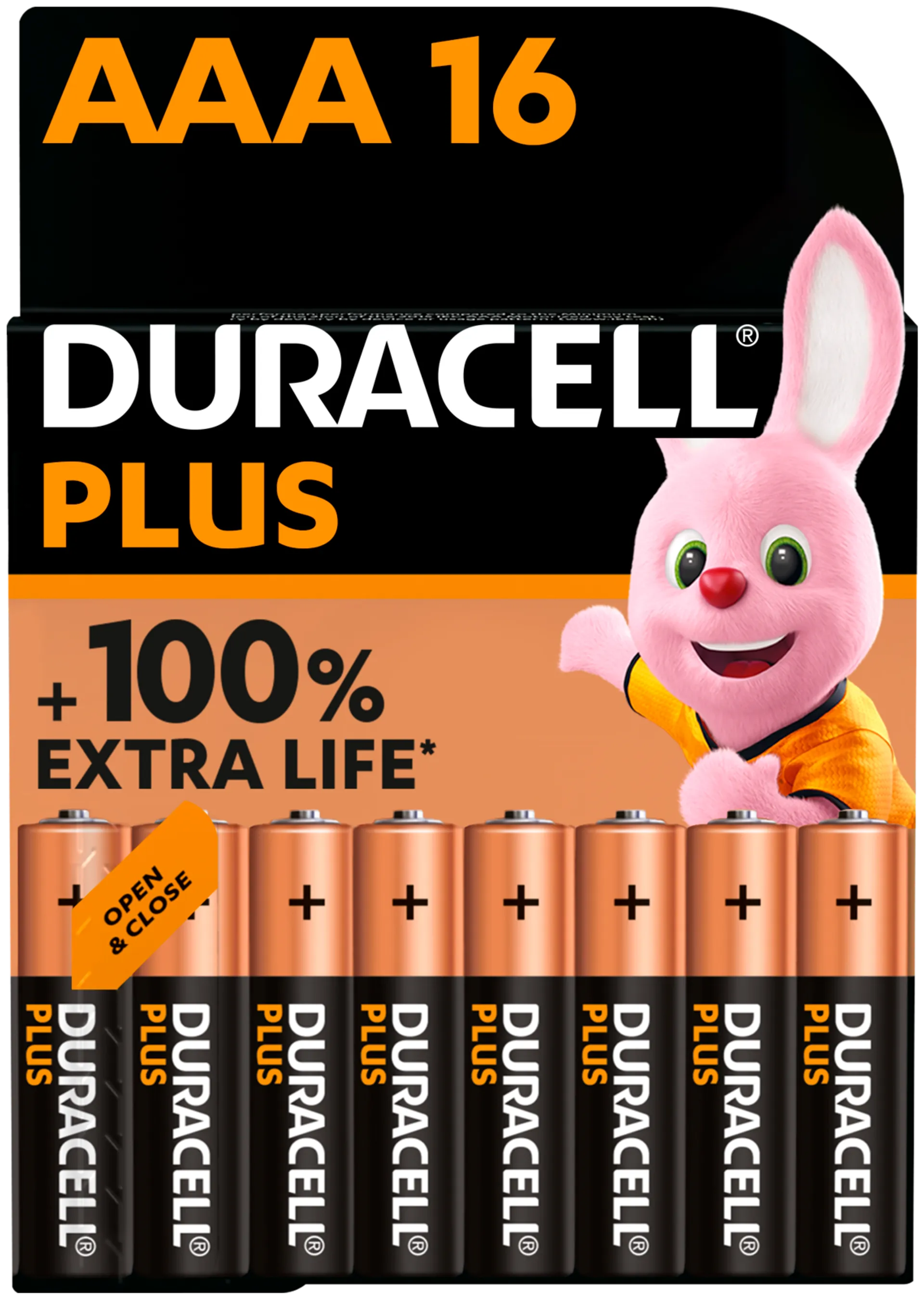 Duracell Plus Power AAA alkaliparisto 16 kpl - 1