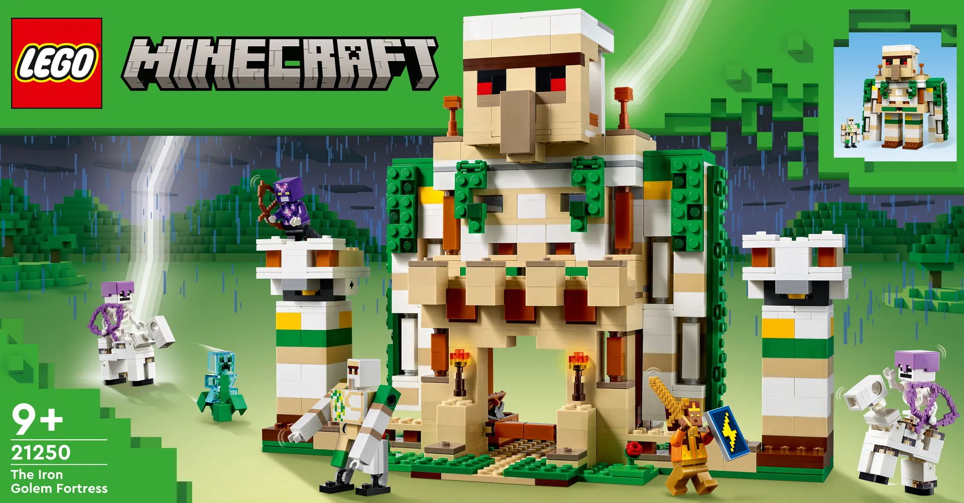 LEGO Minecraft 21250 Rautajätin linnake - 3