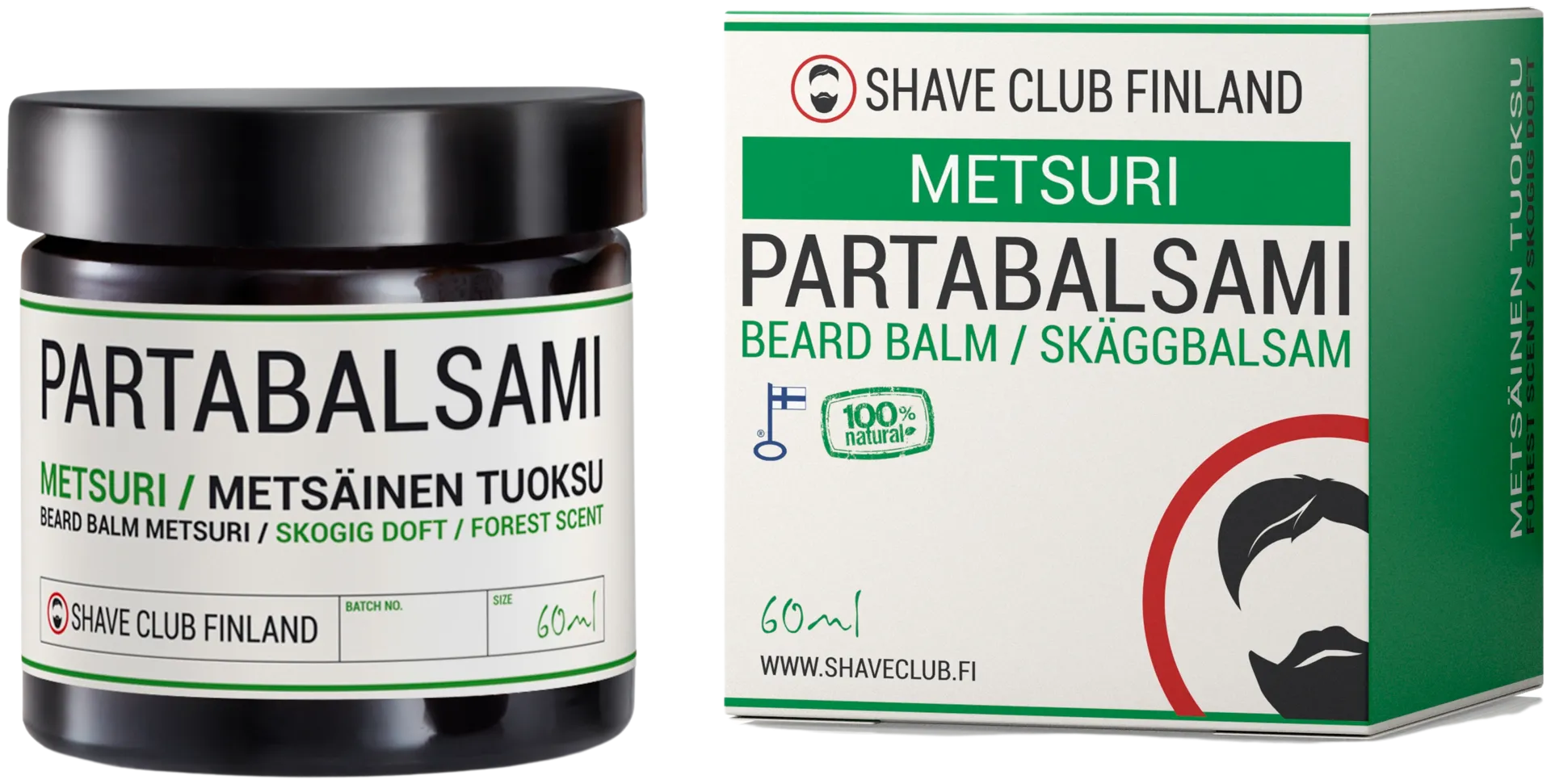 Shave Club Finland partabalsami metsuri 60ml