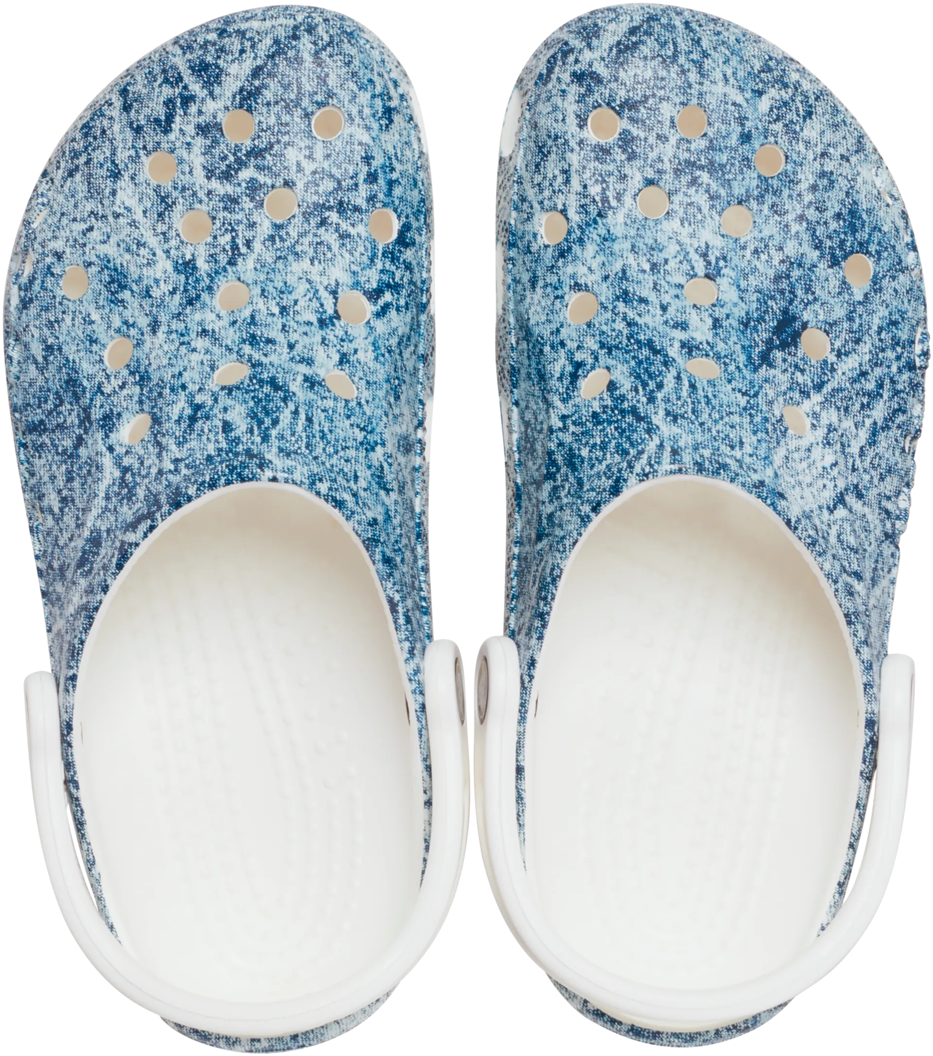 Baya Denim Clog - White/Multi - 3