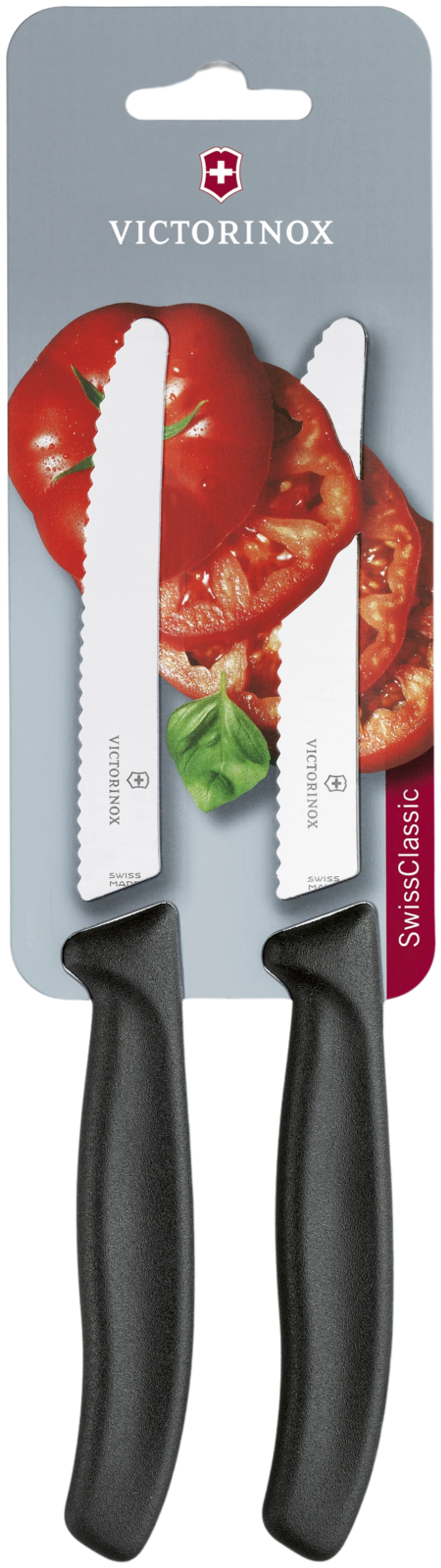 Victorinox tomaattiveitsisetti 11 cm 2 kpl musta - 2