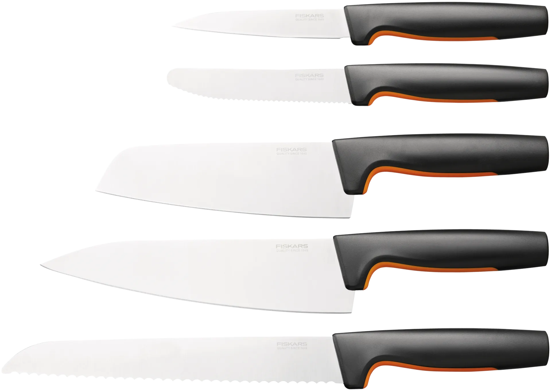 Fiskars FF Veitsisetti sis. 5 osaa - 1