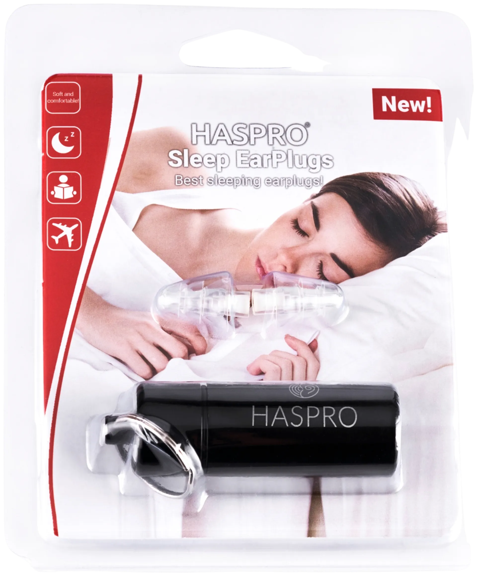 Haspro Sleep silikonikorvatulpat nukkumiseen