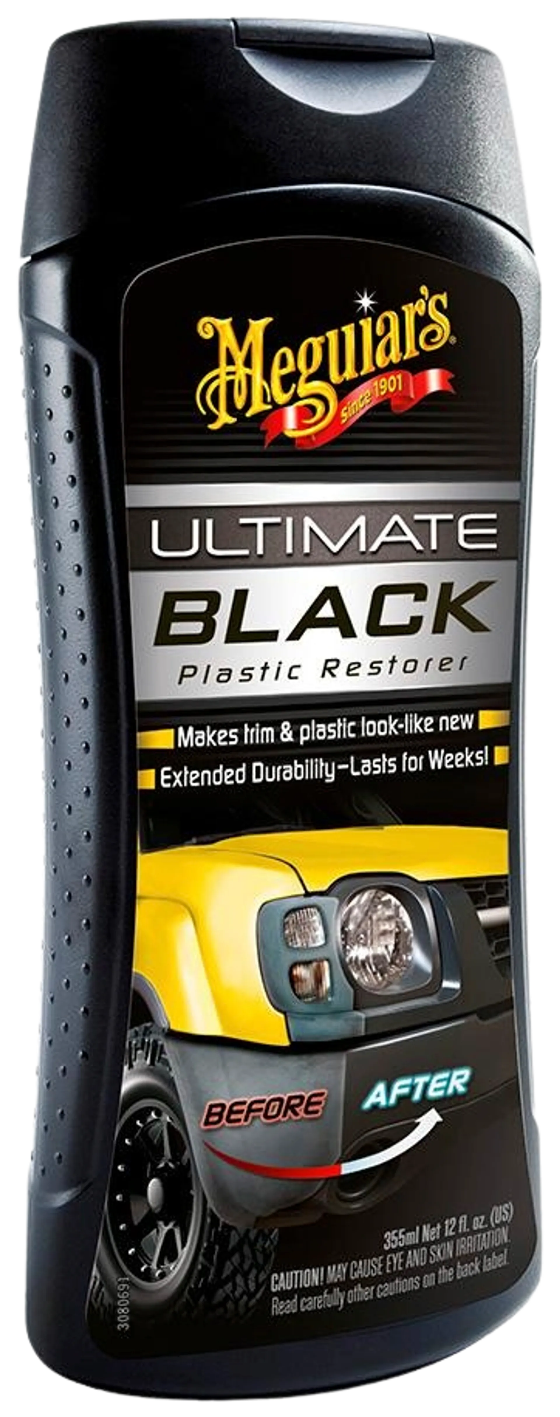 Meguiars ultimate black erittäin tehokas kumin ja muovin kirkastaja