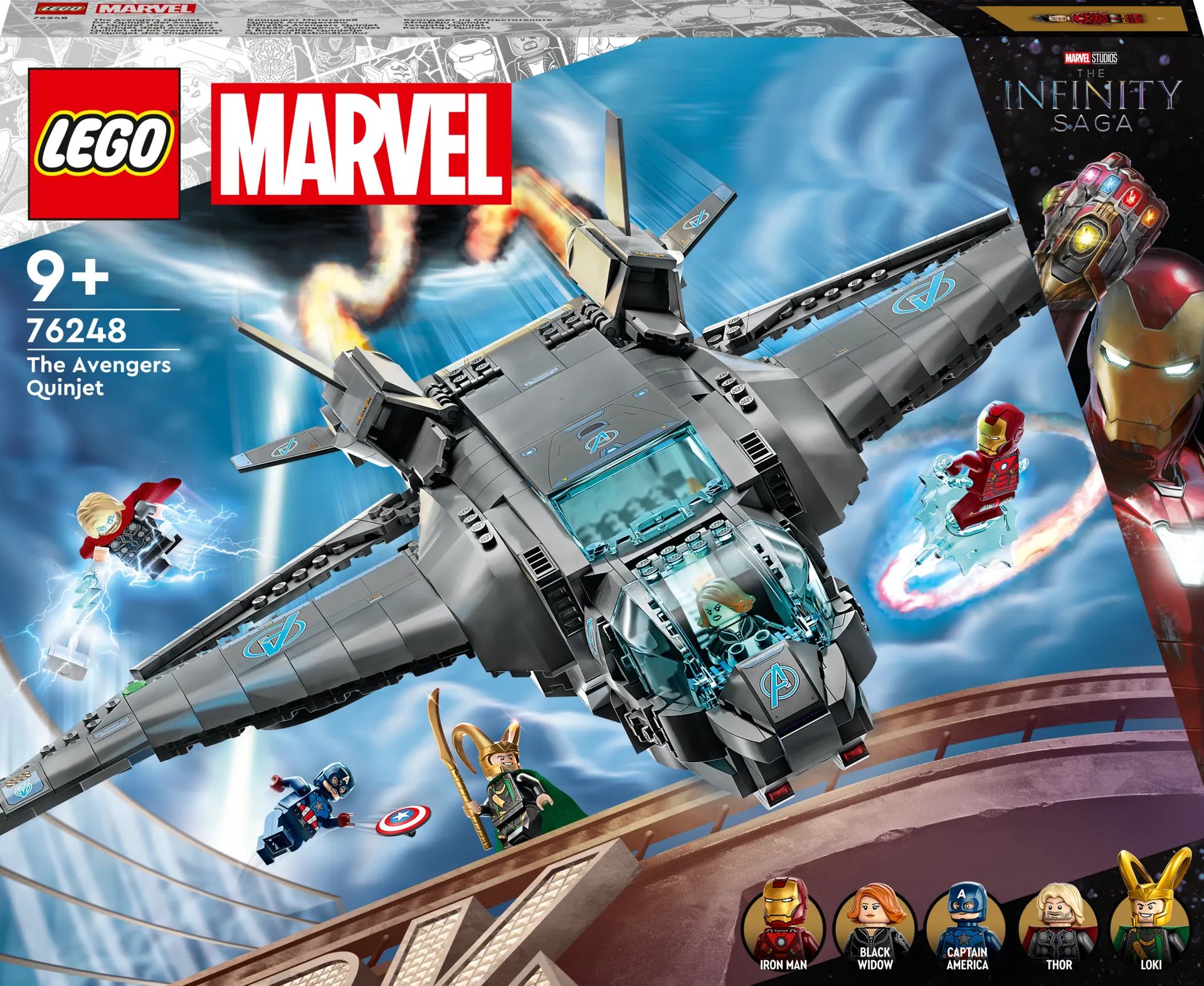 LEGO Super Heroes Marvel 76248 Avengersin Quinjet - 1