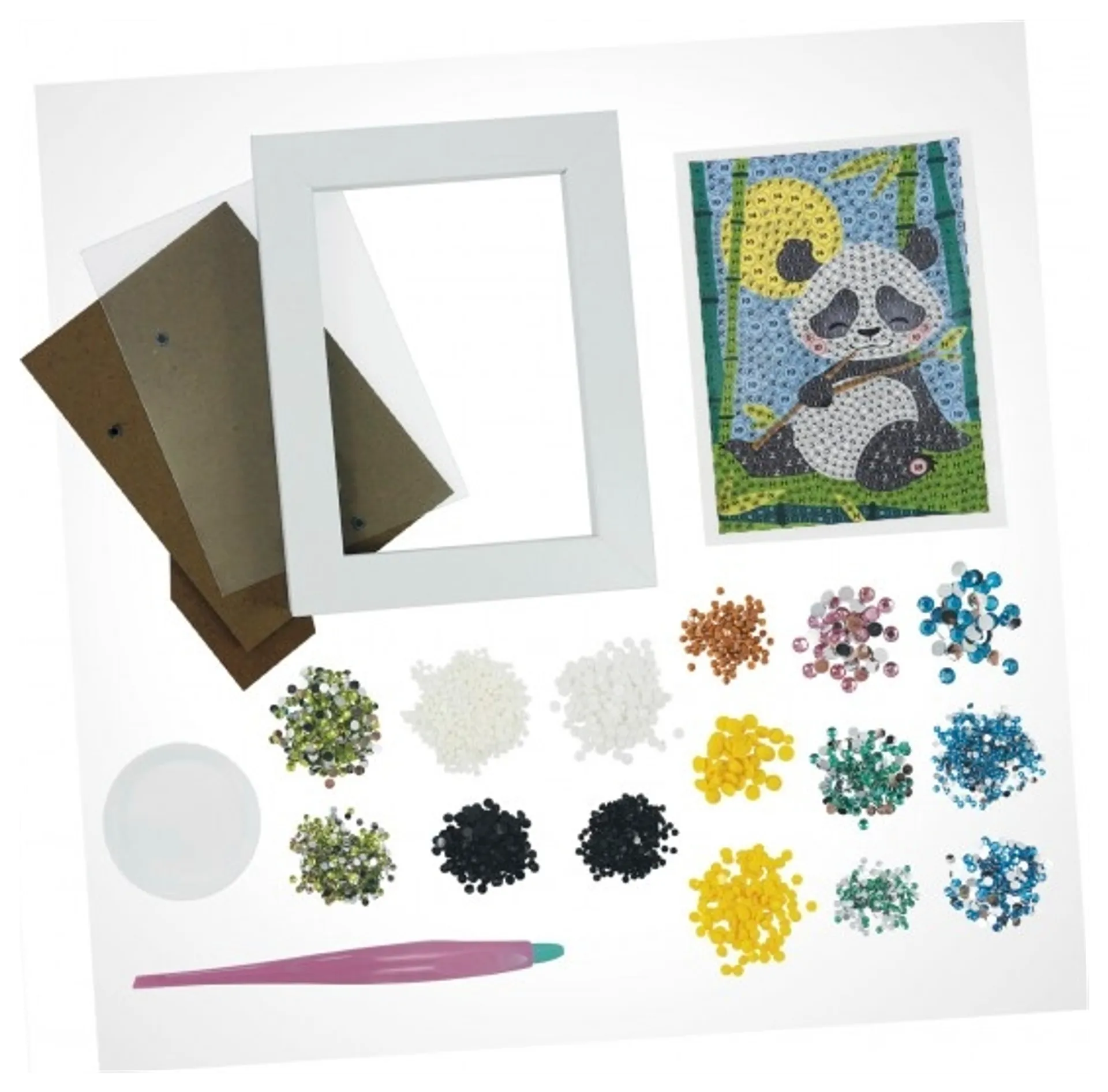 Buki Glitters timanttiaskartelu panda - 2