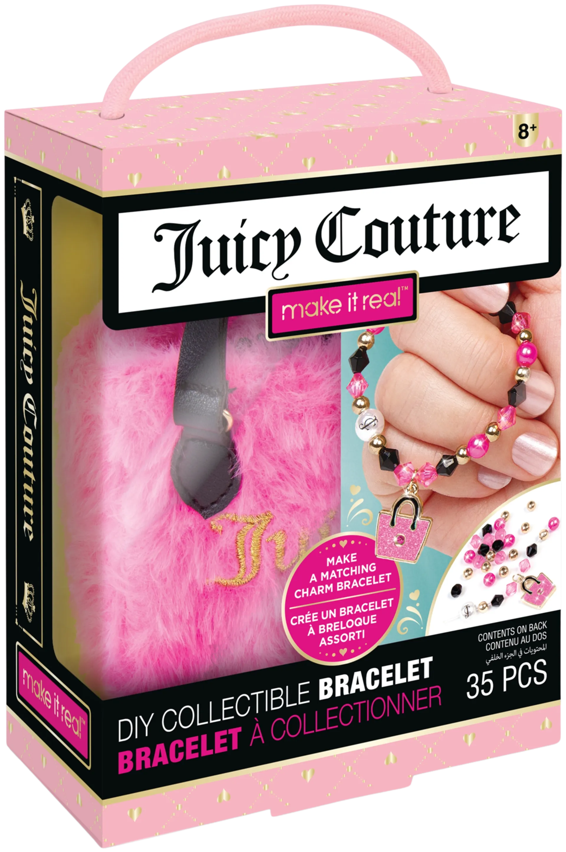 Make It Real Juicy Couture Rannekorun valmistussetti ja minikäsilaukku, lajitelma - 5