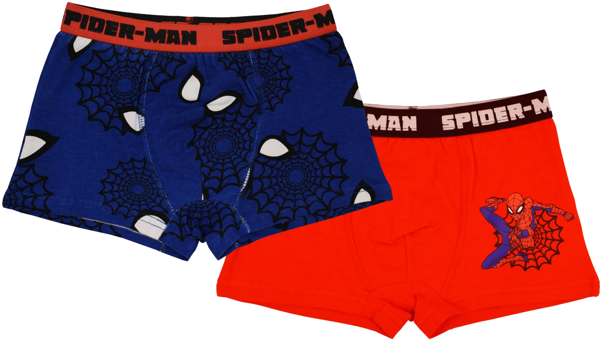 Spiderman lasten bokserit 2-pack ES-SPDY-0006 - Red/blue