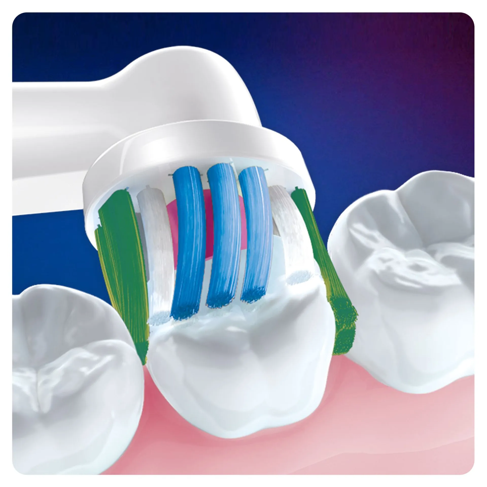 Oral-B 3D White vaihtoharja CleanMaximiser -tekniikalla 4kpl - 6