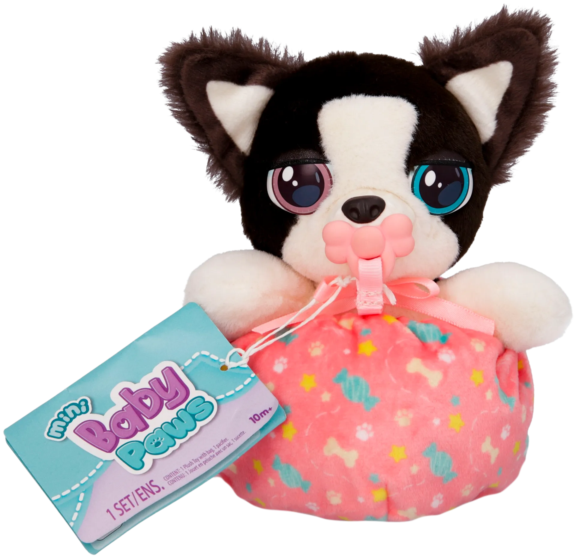 Baby Paws Mini -koiranpentupehmolelu kantokassissa - 3