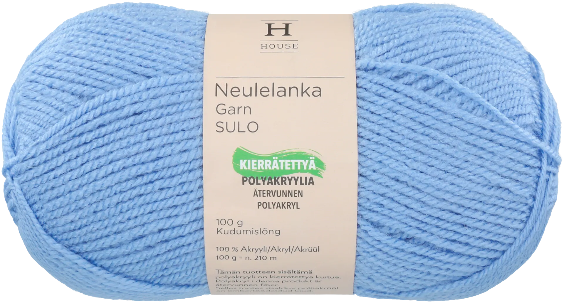 House neulelanka akryyli Sulo 100 g Hydrangea Light Blue 271