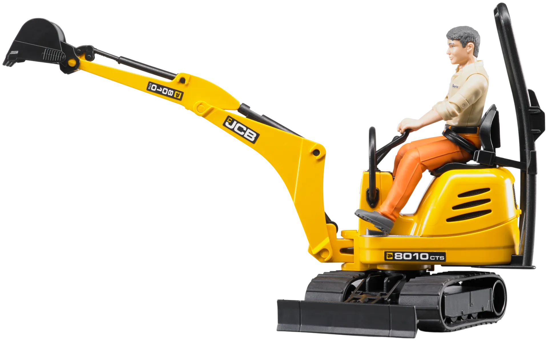 Bruder JCB 8010 CTS minikaivuri ja työntekijä - 2