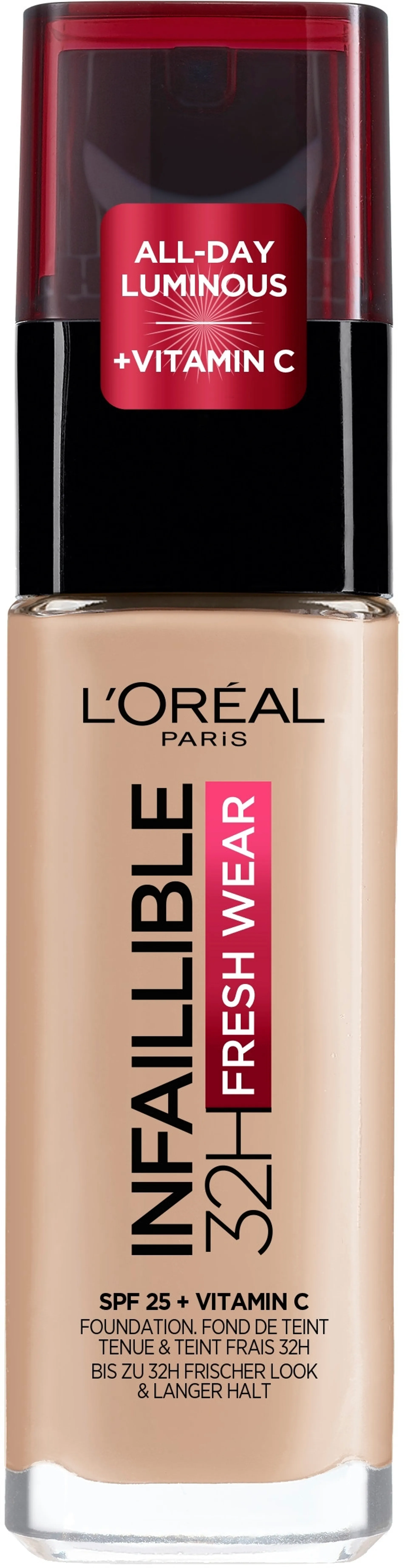 L'Oréal Paris Infaillible Fresh Wear 110 Rose Vanilla meikkivoide 30ml - 1