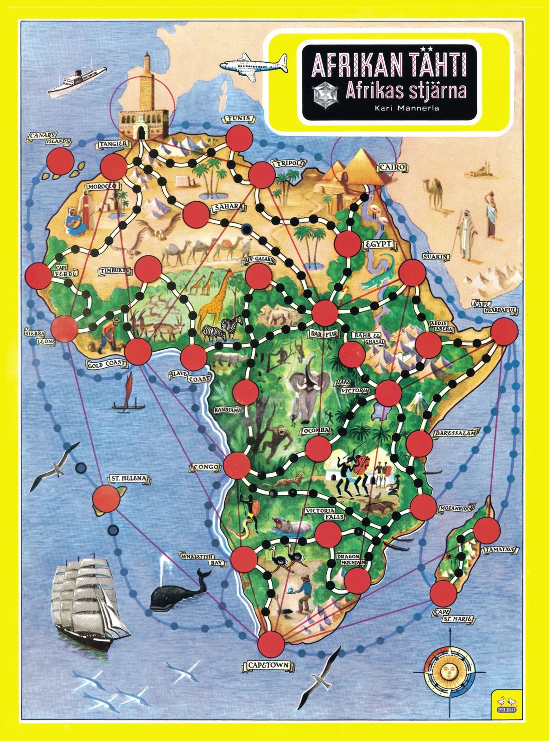 Peliko Afrikan Tähti lautapeli - 3
