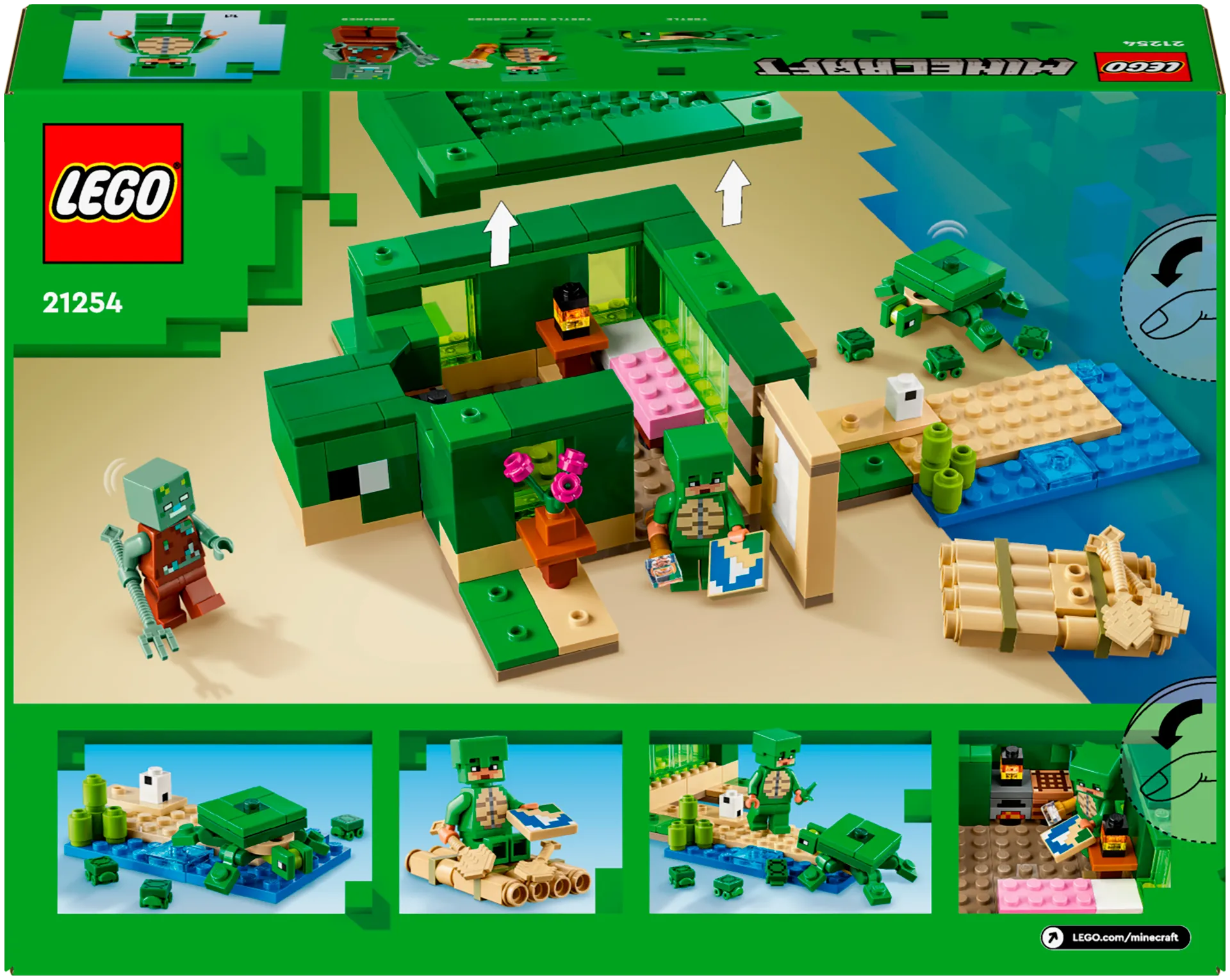 LEGO® Minecraft 21254 Kilpikonnarannan talo - 3