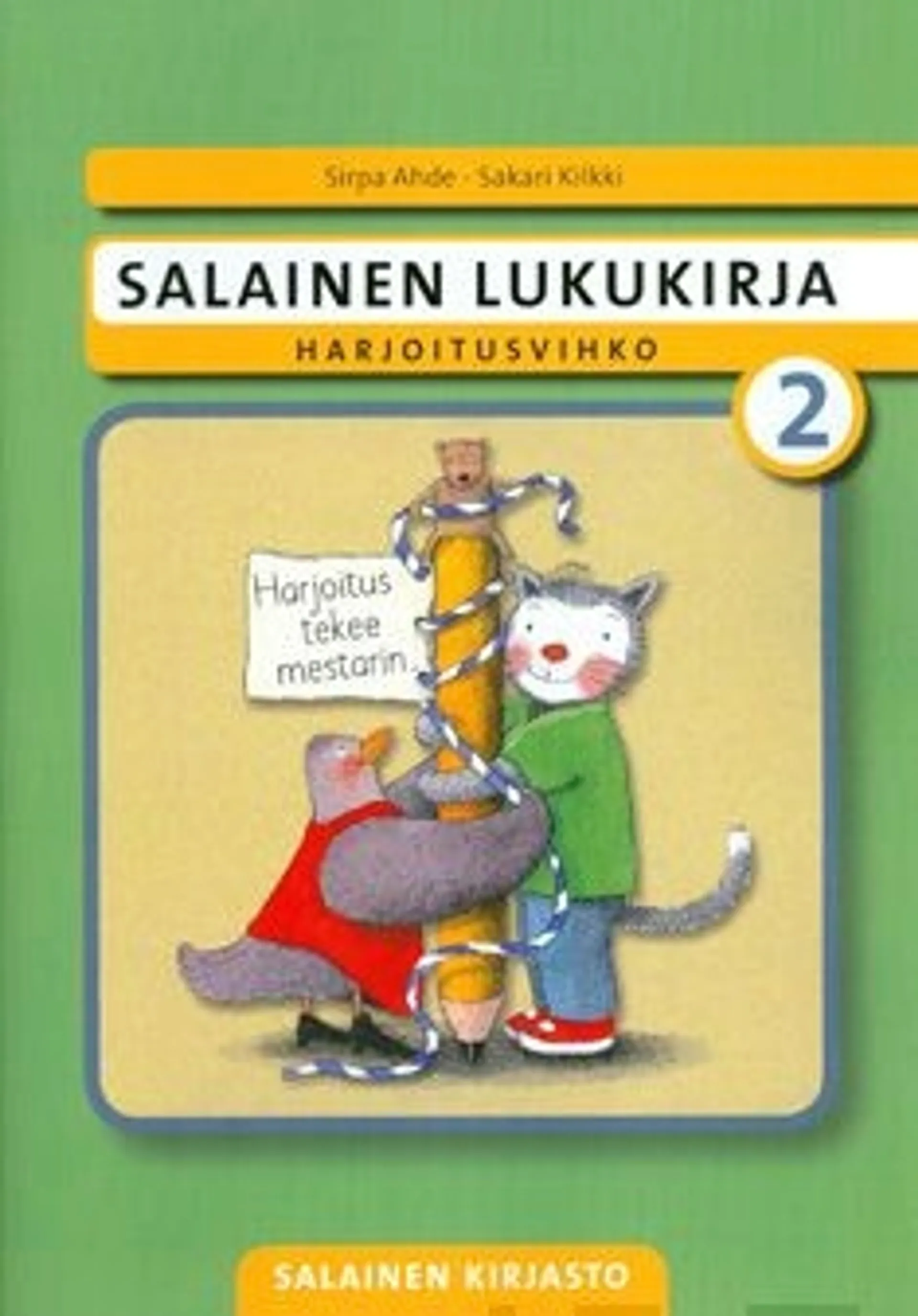 Ahde, Salainen lukukirja - harjoitusvihko 2