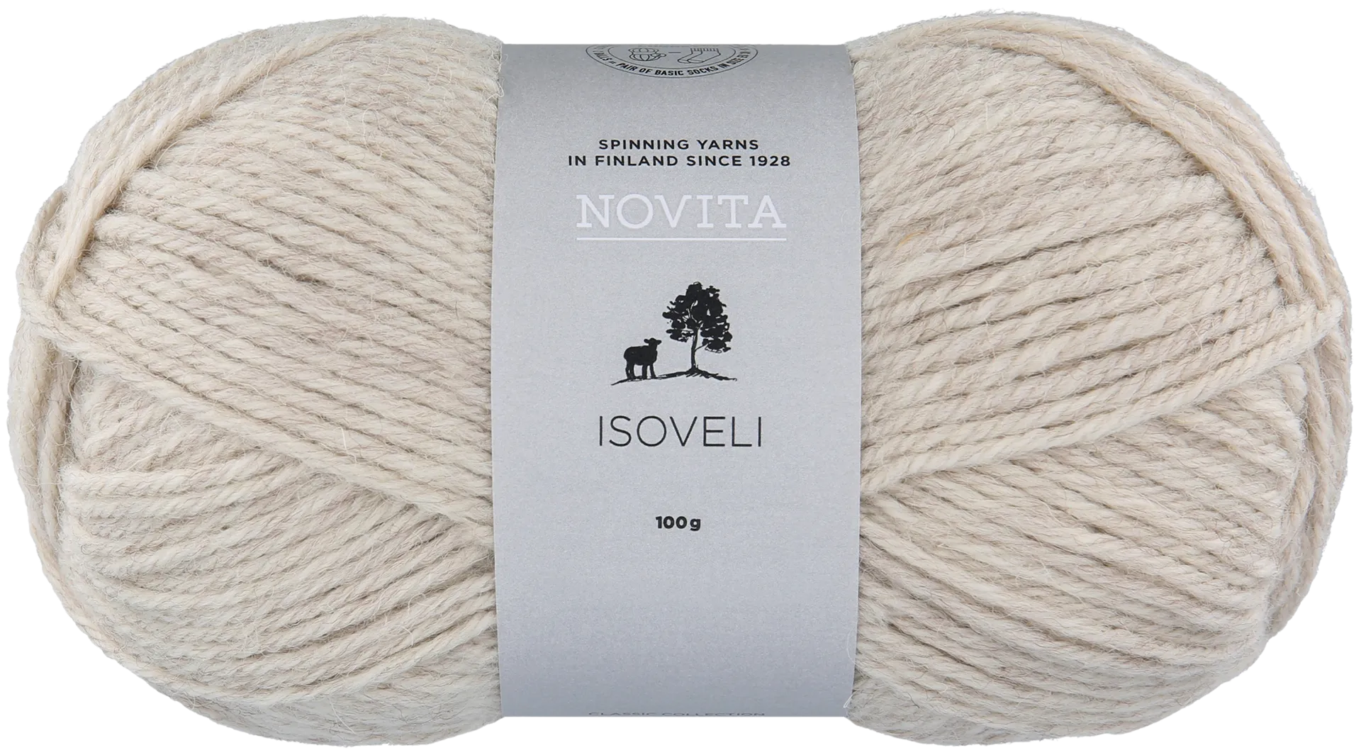 Novita lanka Isoveli 100 g pellava 061 - 1