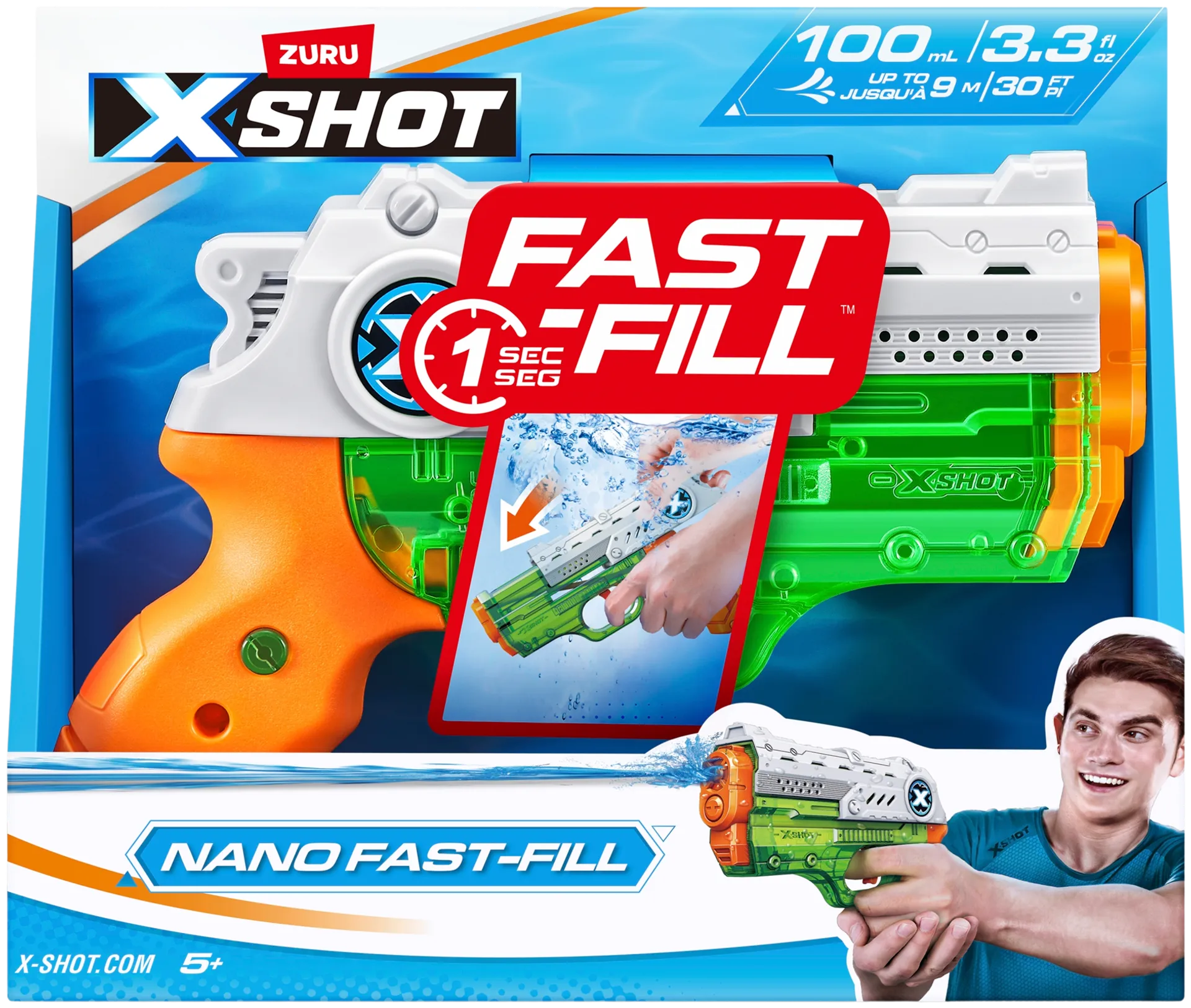 X-Shot vesipyssy Nano Fast-fill - 4