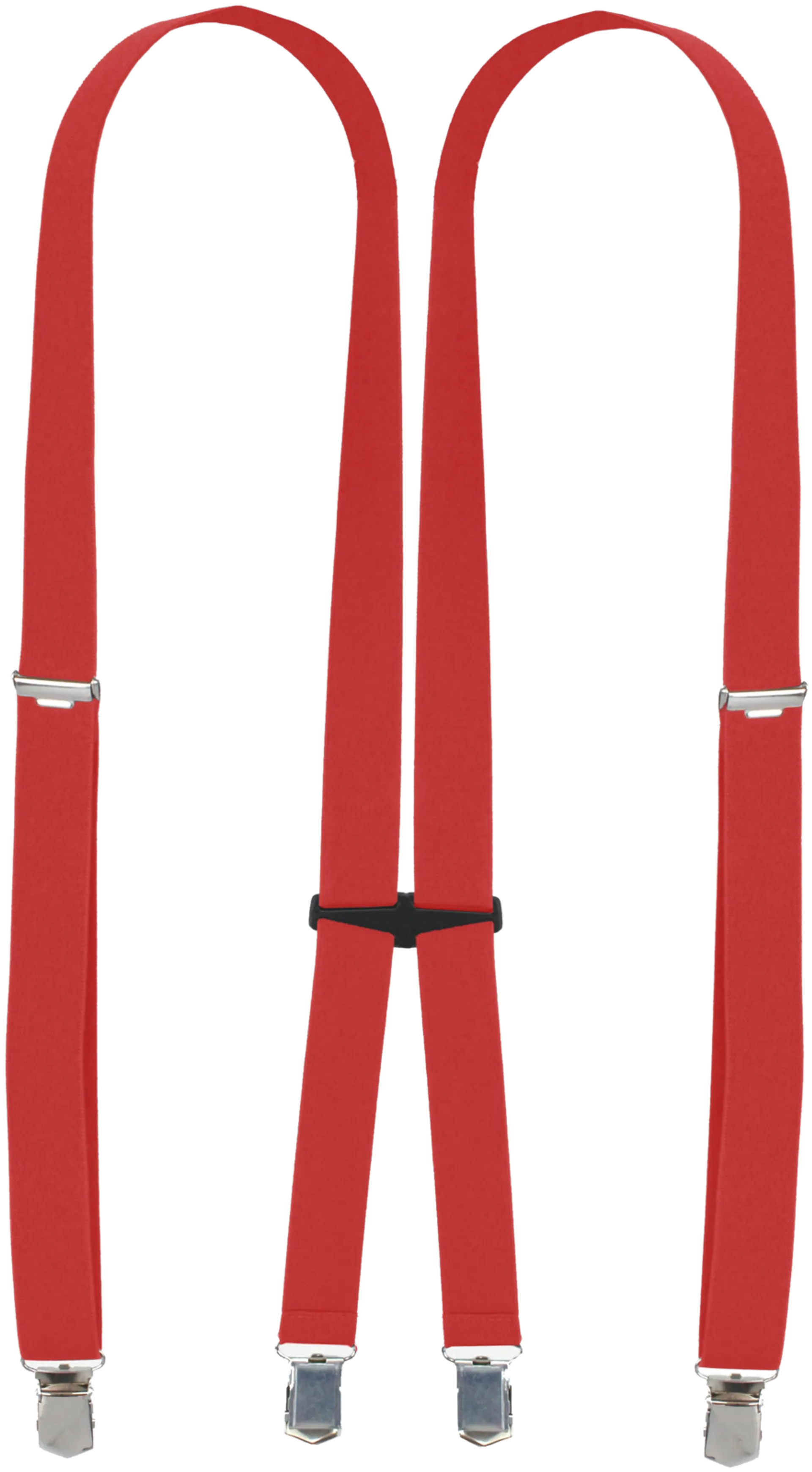 Veniz miesten henkselit 25mm 120cm punainen H-malli 53103 - 2