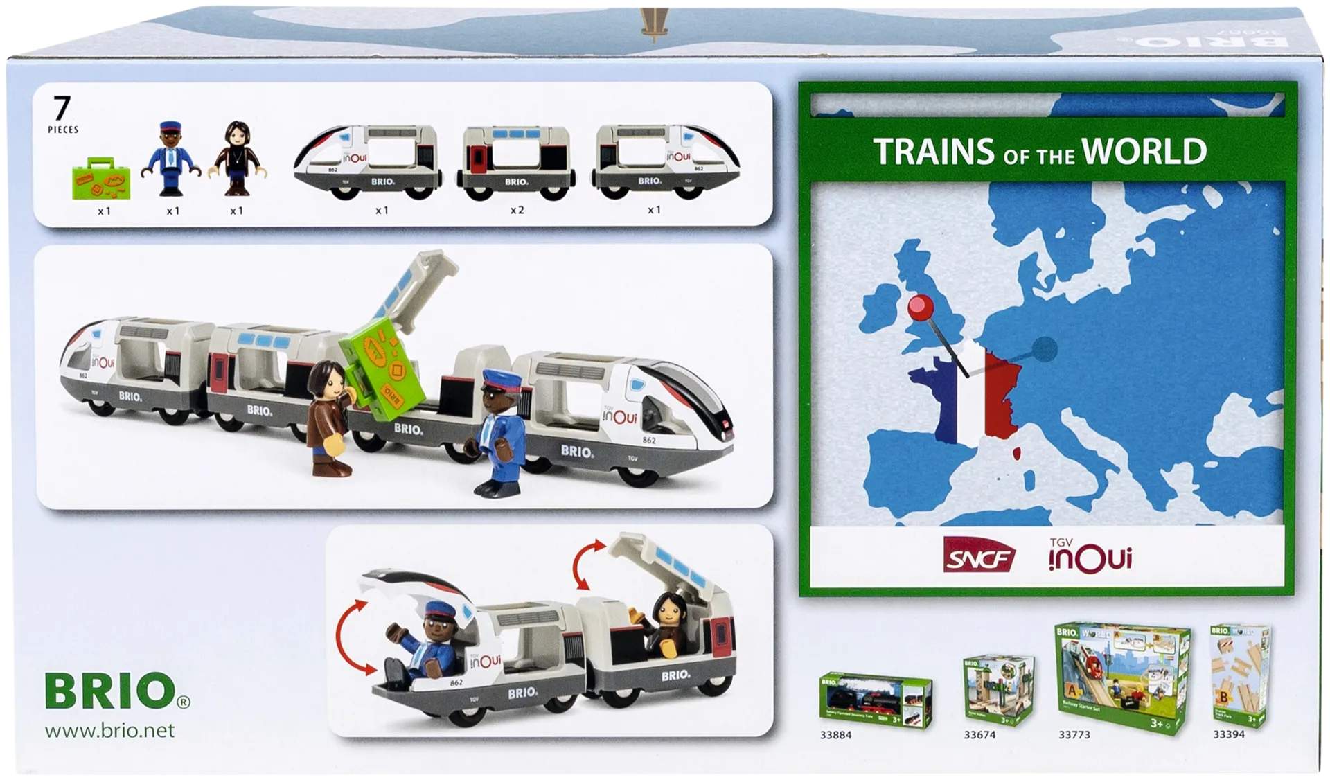 BRIO Maailman junat TGV-suurnopeusjuna - 4