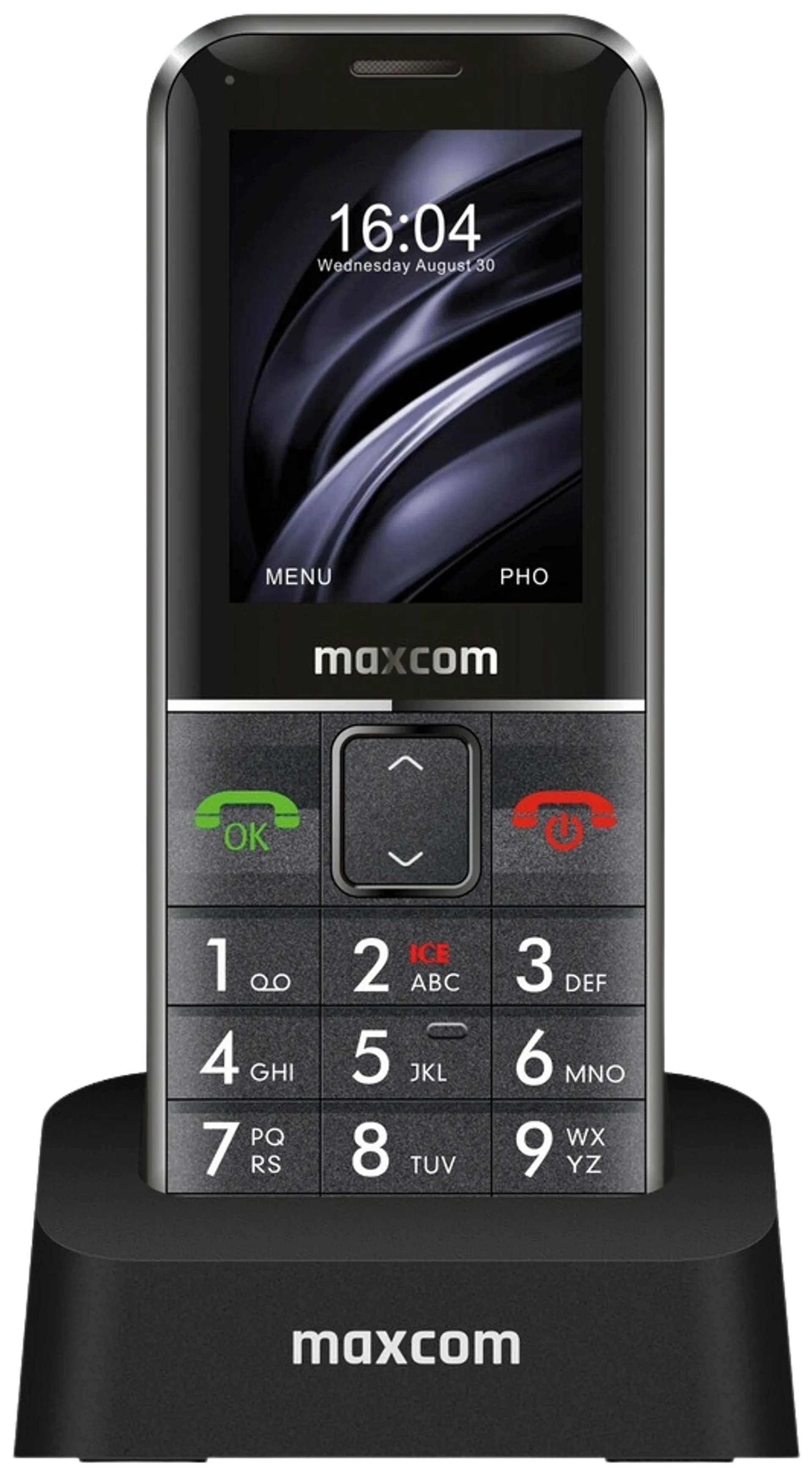 Maxcom MM735BB matkapuhelin SOS-turvarannekkeella - 3