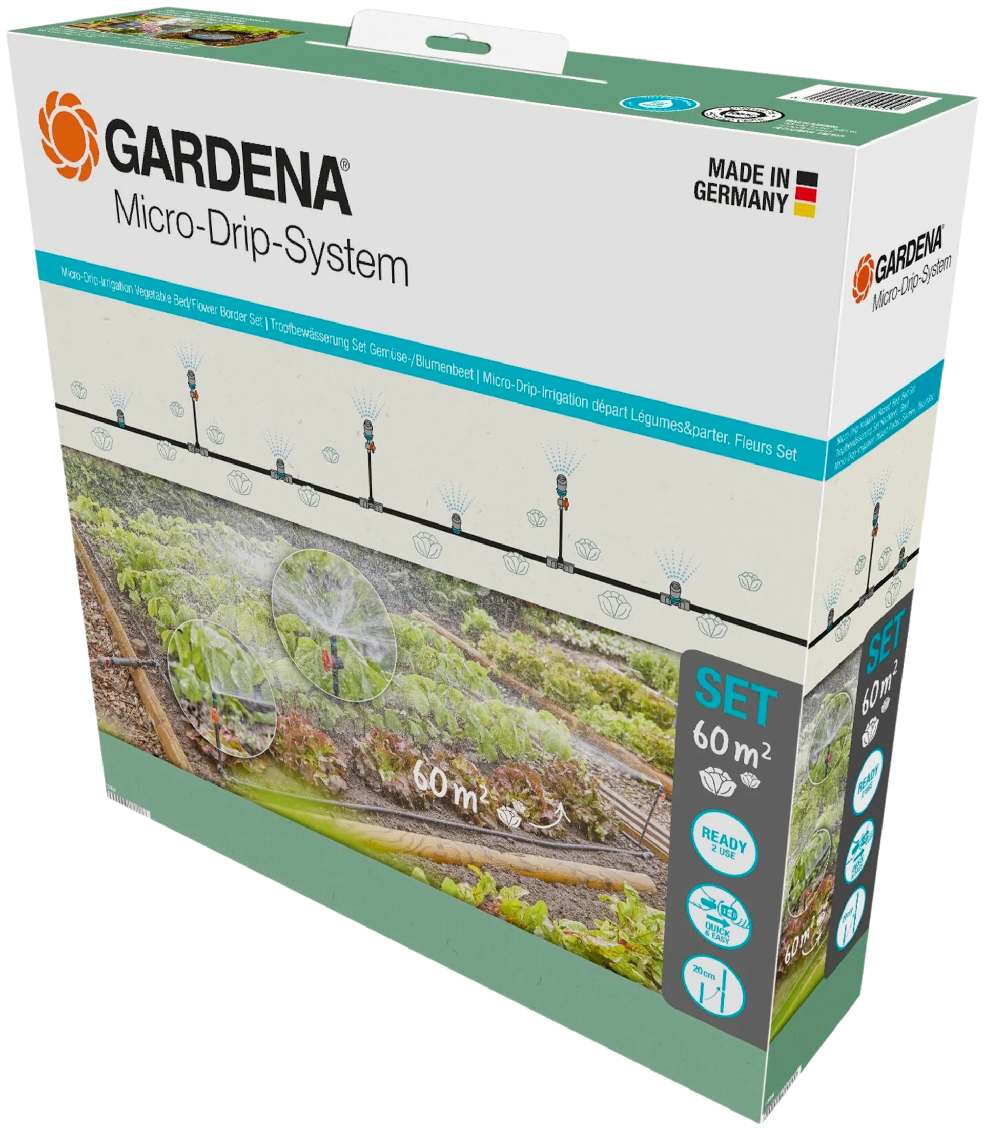 Gardena Micro-Drip-kastelusarja istutusalueelle - 1