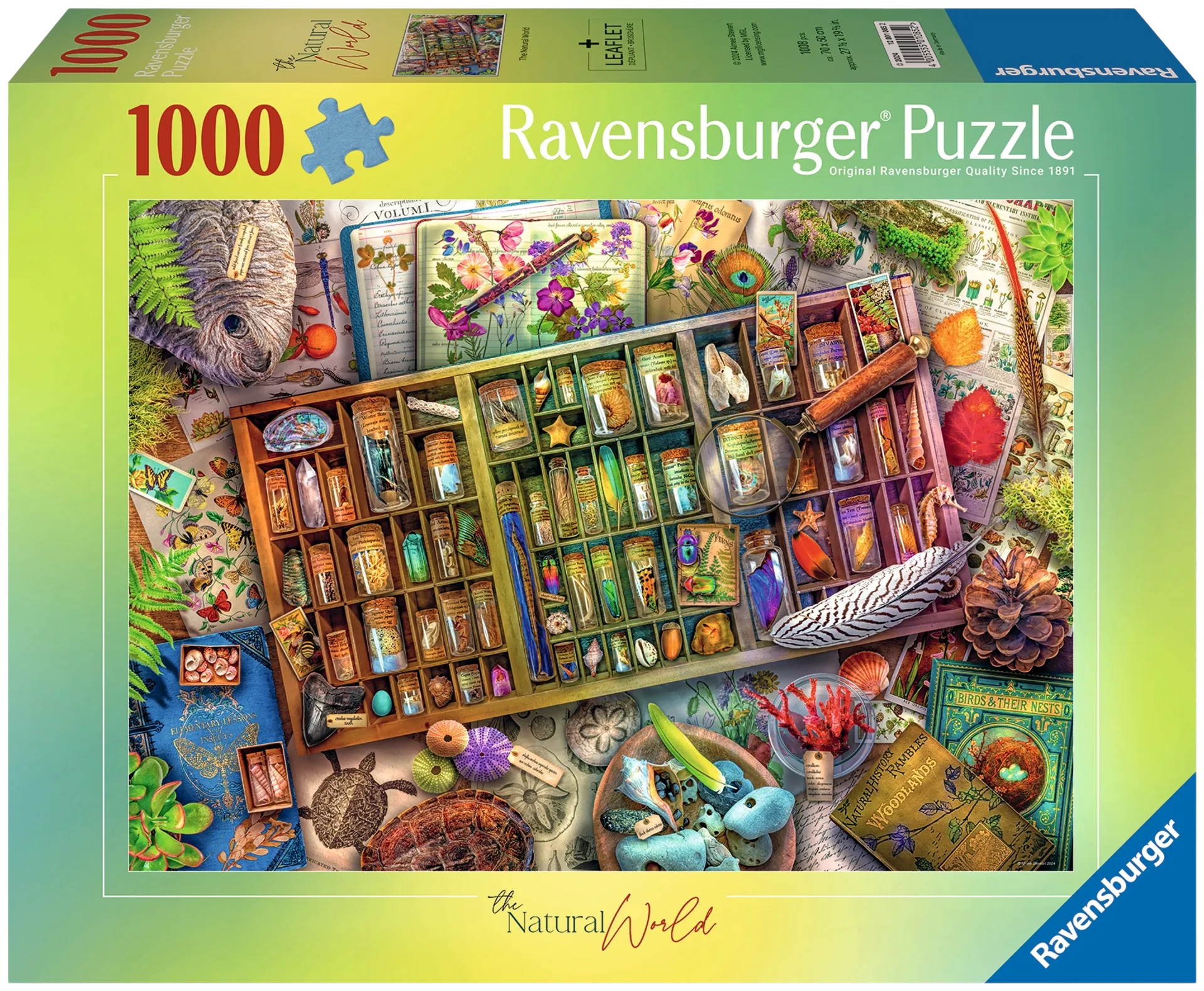 Ravensburger palapeli 1000 palaa, erilaisia - 7