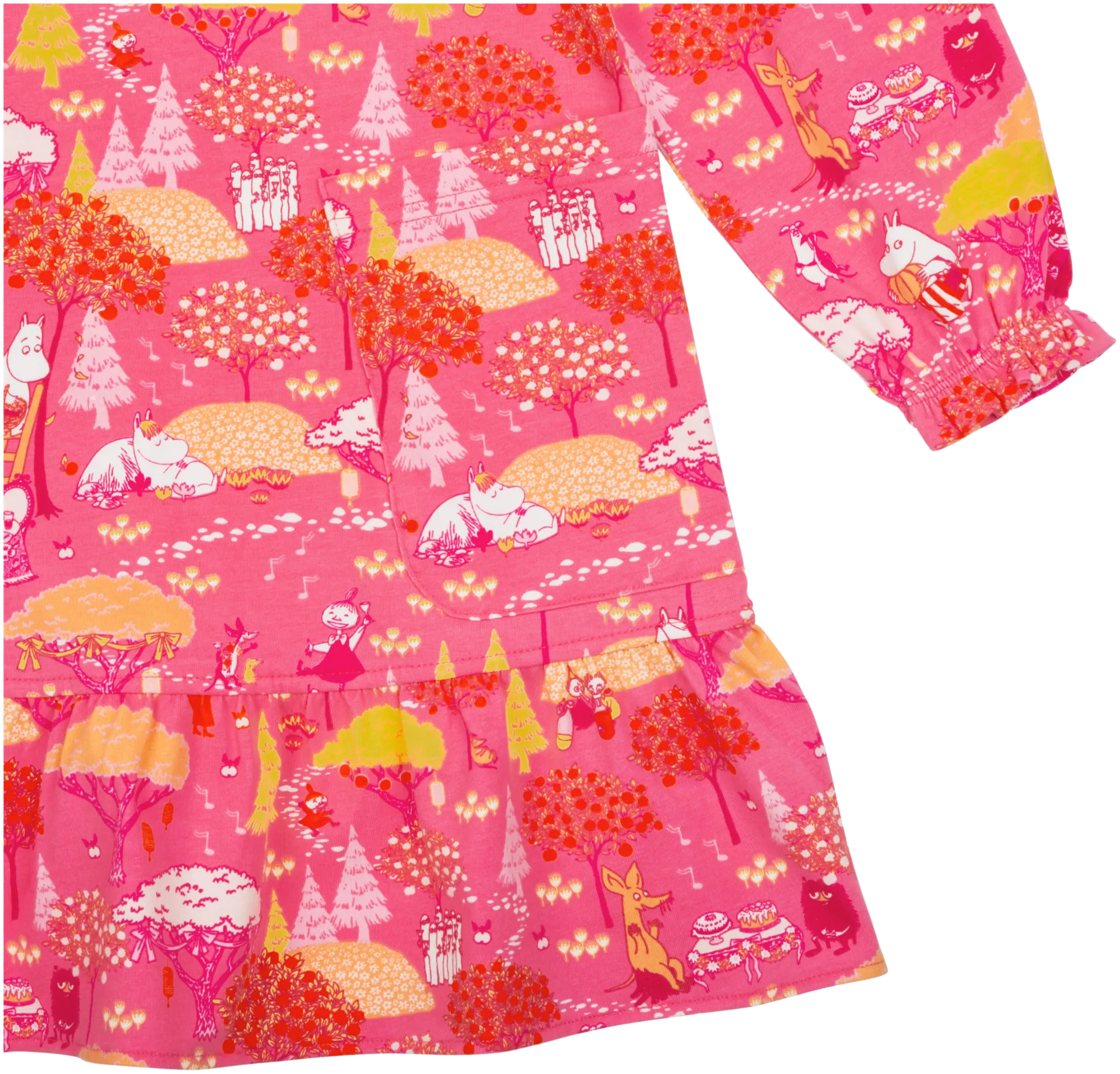 Moomin by Martinex lasten mekko Sadonkorjuu 584891 - Pinkki - 3