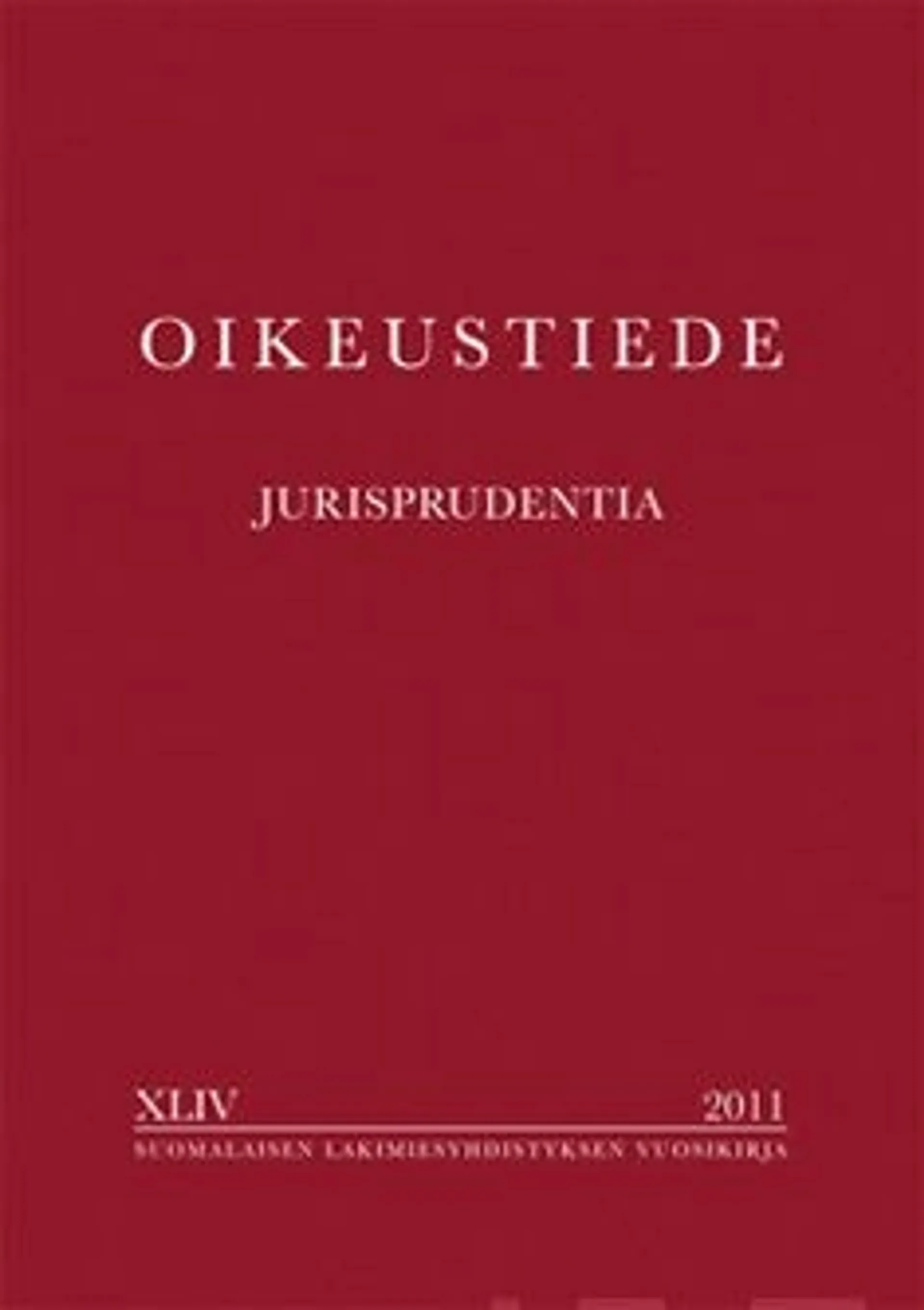 Oikeustiede - Jurisprudentia 44/2011