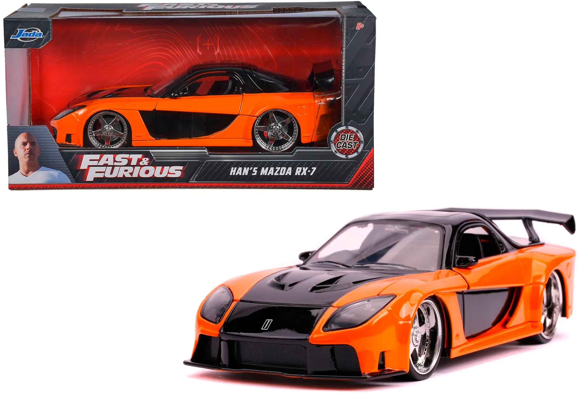 Jada Fast & Furious Mazda RX-7 1:24, , 21 cm, 1:24, die-cast - 1