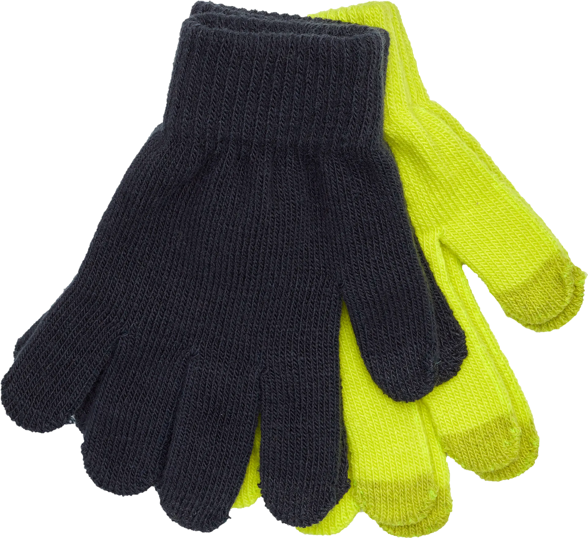 House lasten stretch-sormikkaat touch pad 237G061781 2-pack - Lime/dk.grey