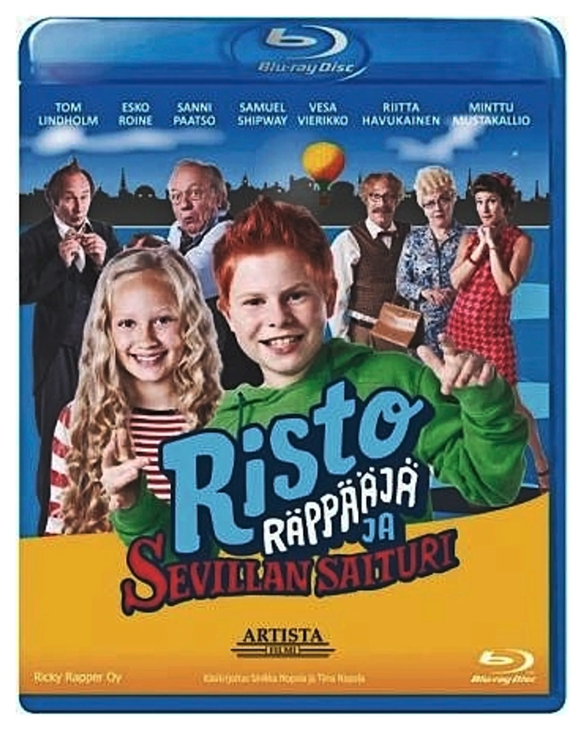 Risto Räppääjä ja Sevillan saituri Blu-ray