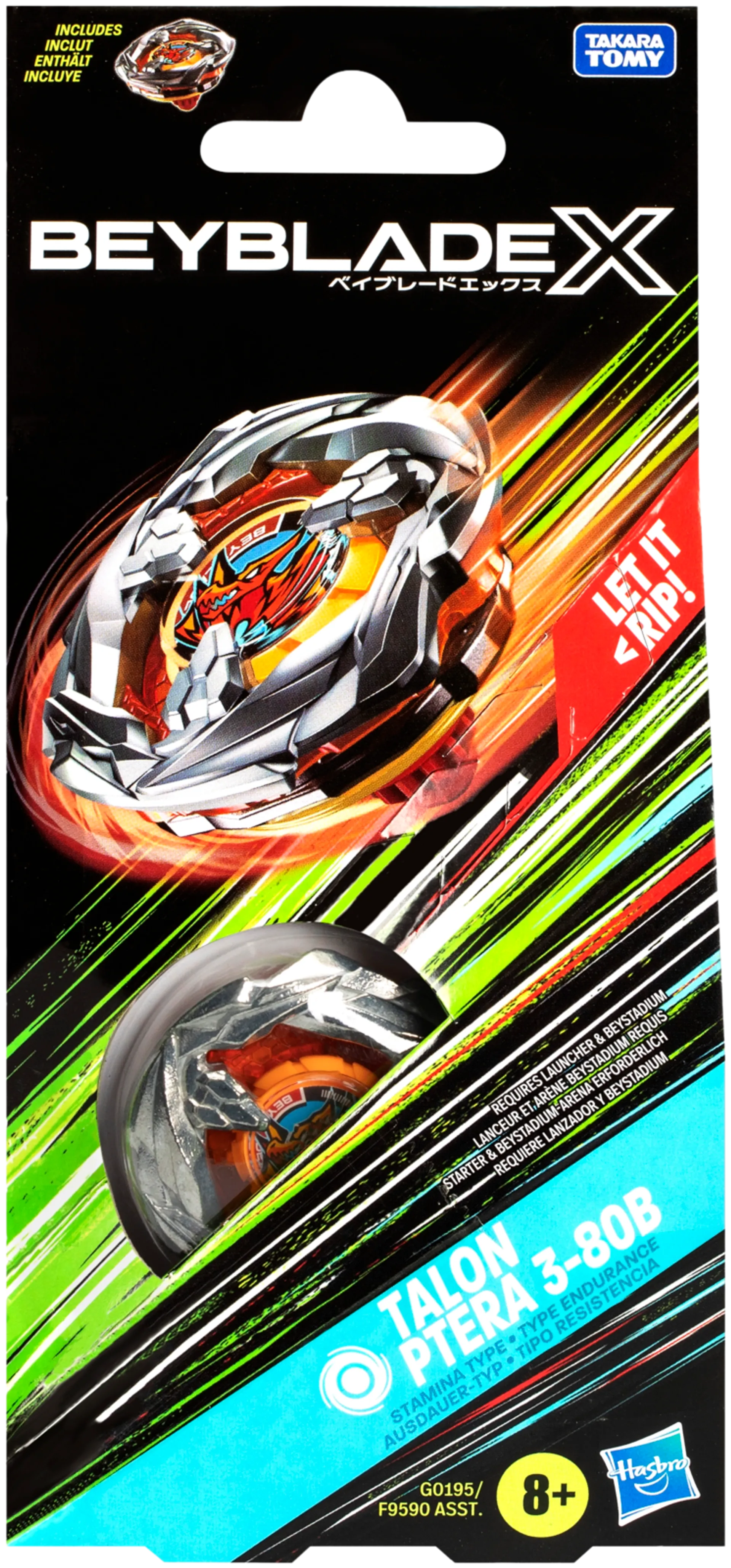 Beyblade hyrrä X Booster, erilaisia - 10