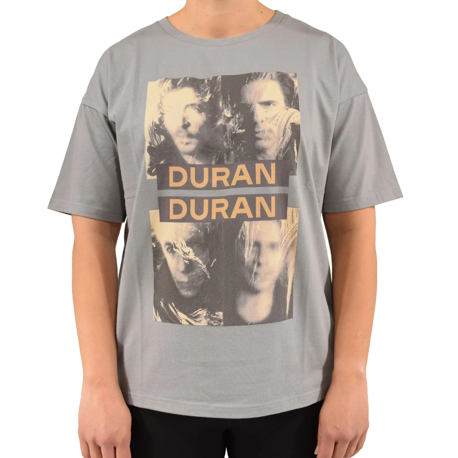 Duran duran naisten rock t-paita ES-DDUR-0001 - Grey