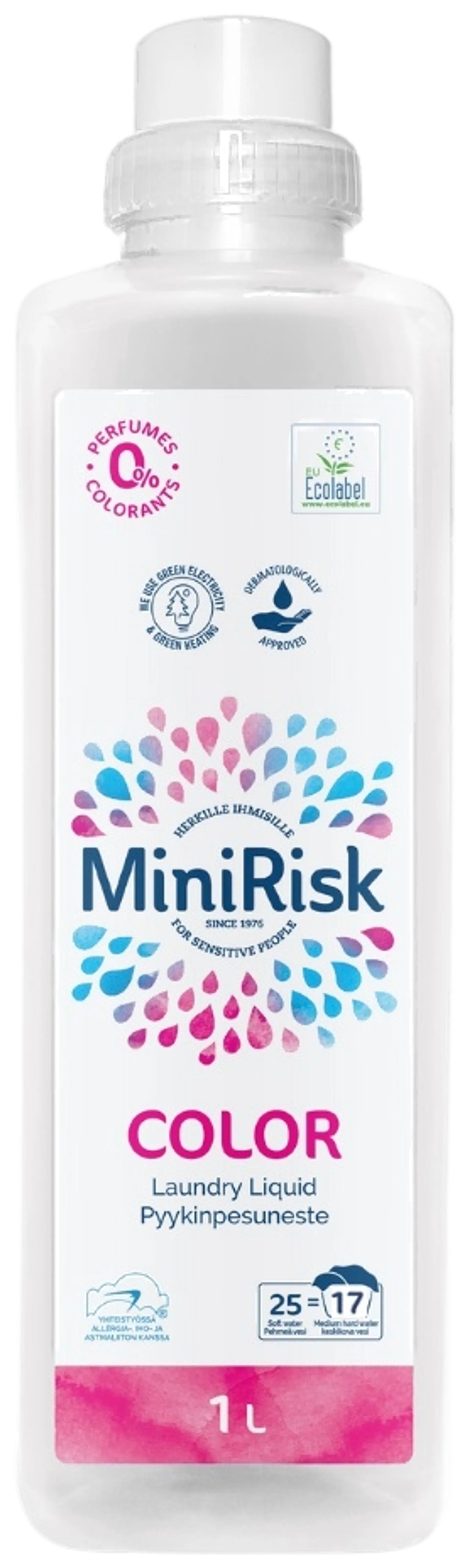 Mini Risk Color Pyykinpesuneste 1,0L