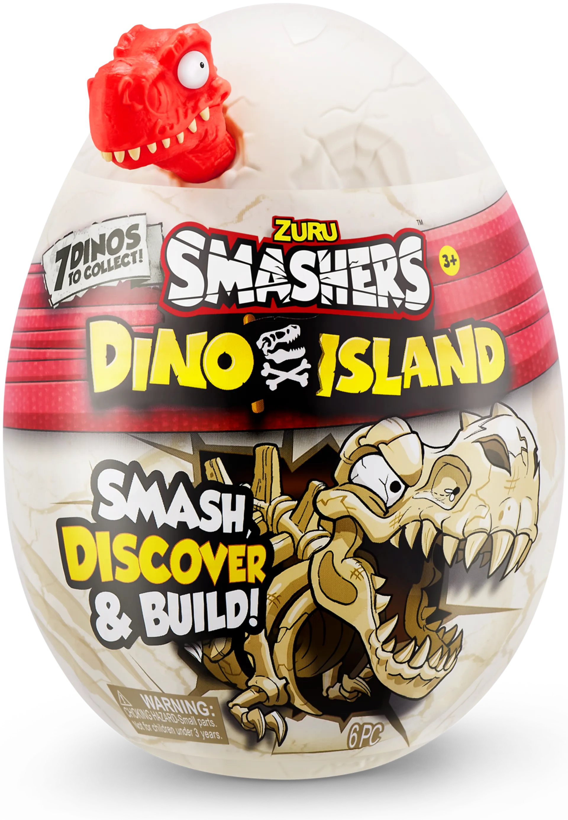 Smashers yllätyslelu Dino Island Nano Egg Series 1, erilaisia - 2