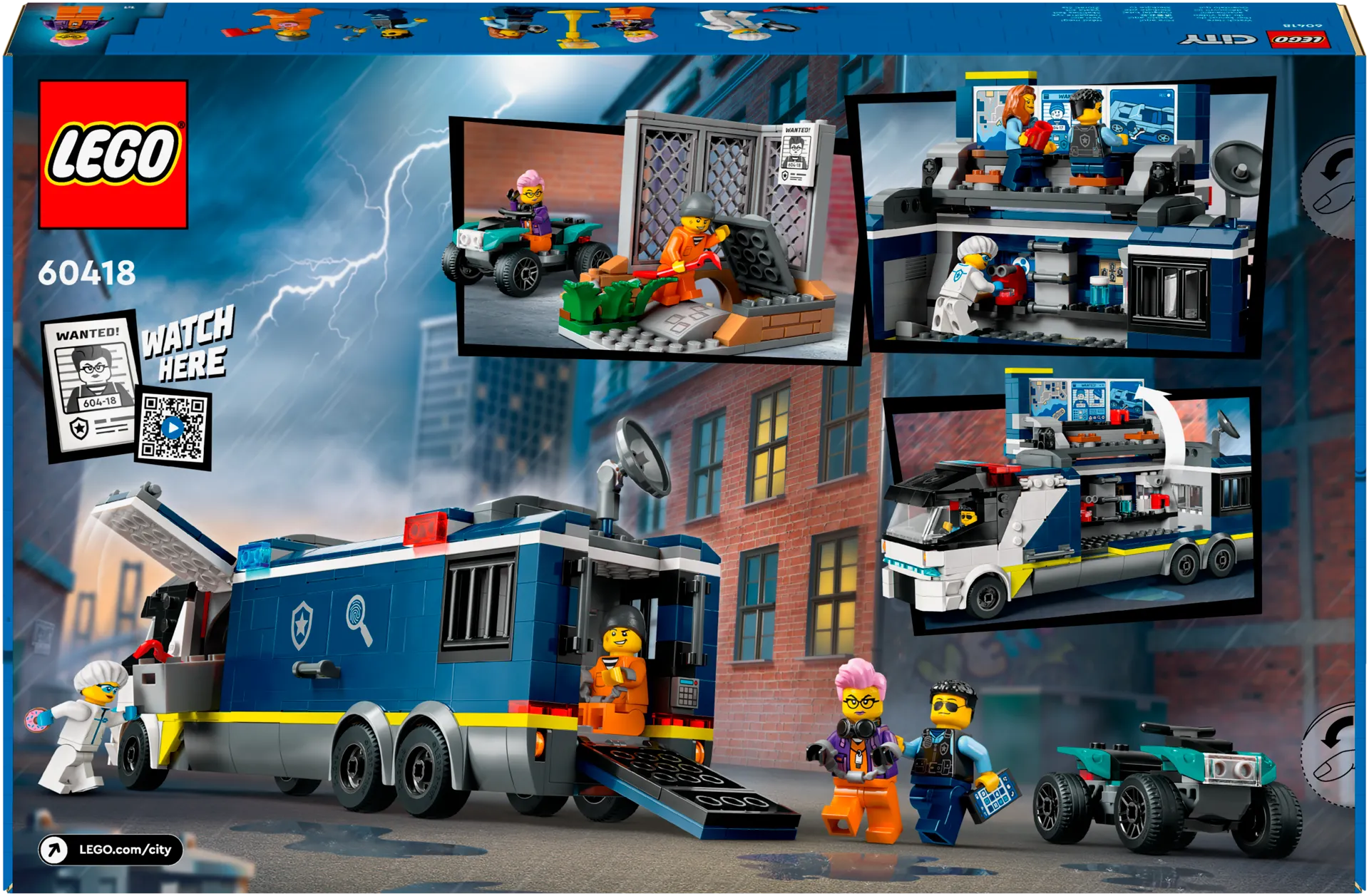LEGO City Police 60418 Poliisin rikoslaboratorioauto - 3