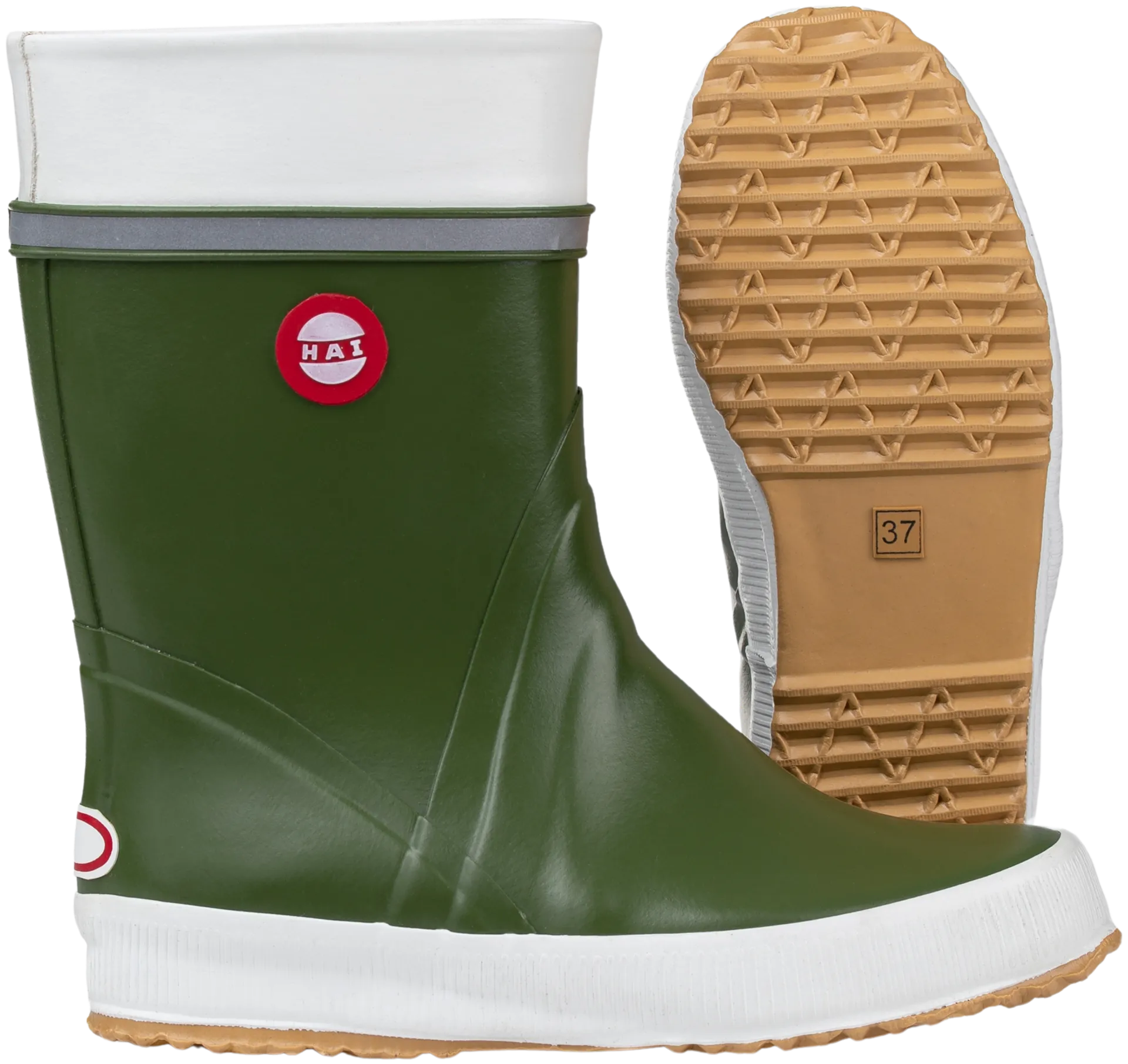 Hai unisex kumisaapas Classic Forest Green - metsänvihreä - 1