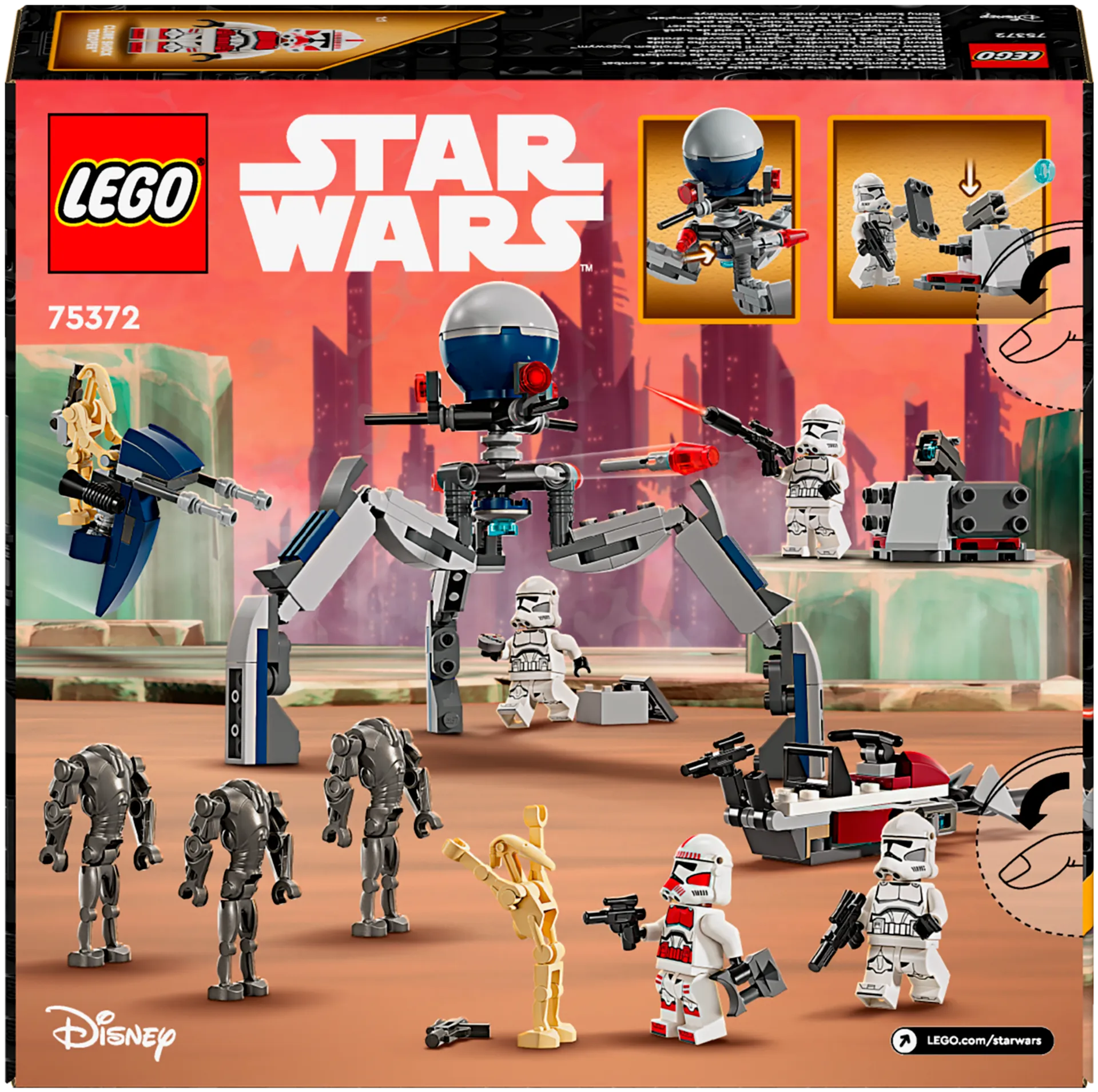 LEGO Star Wars TM 75372 Kloonisoturin ja taisteludroidin taistelupakkaus - 3