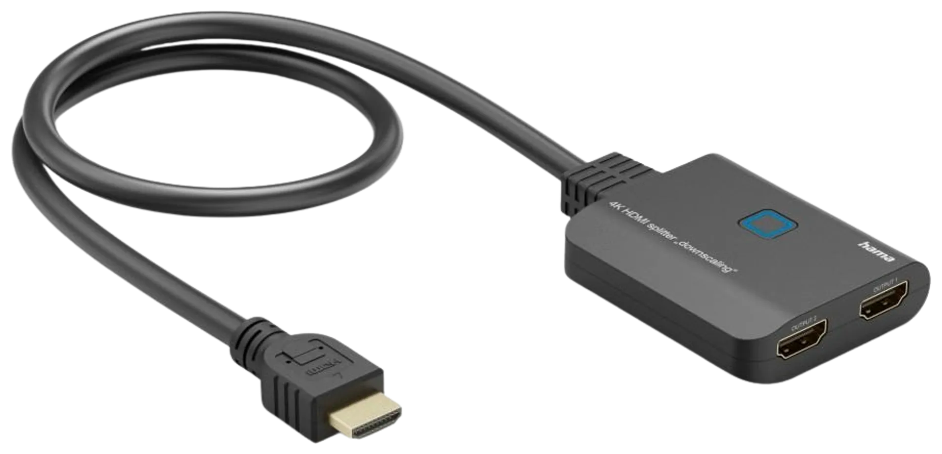 Hama HDMI™-jakaja, 1 in 2 out, 4K - 1