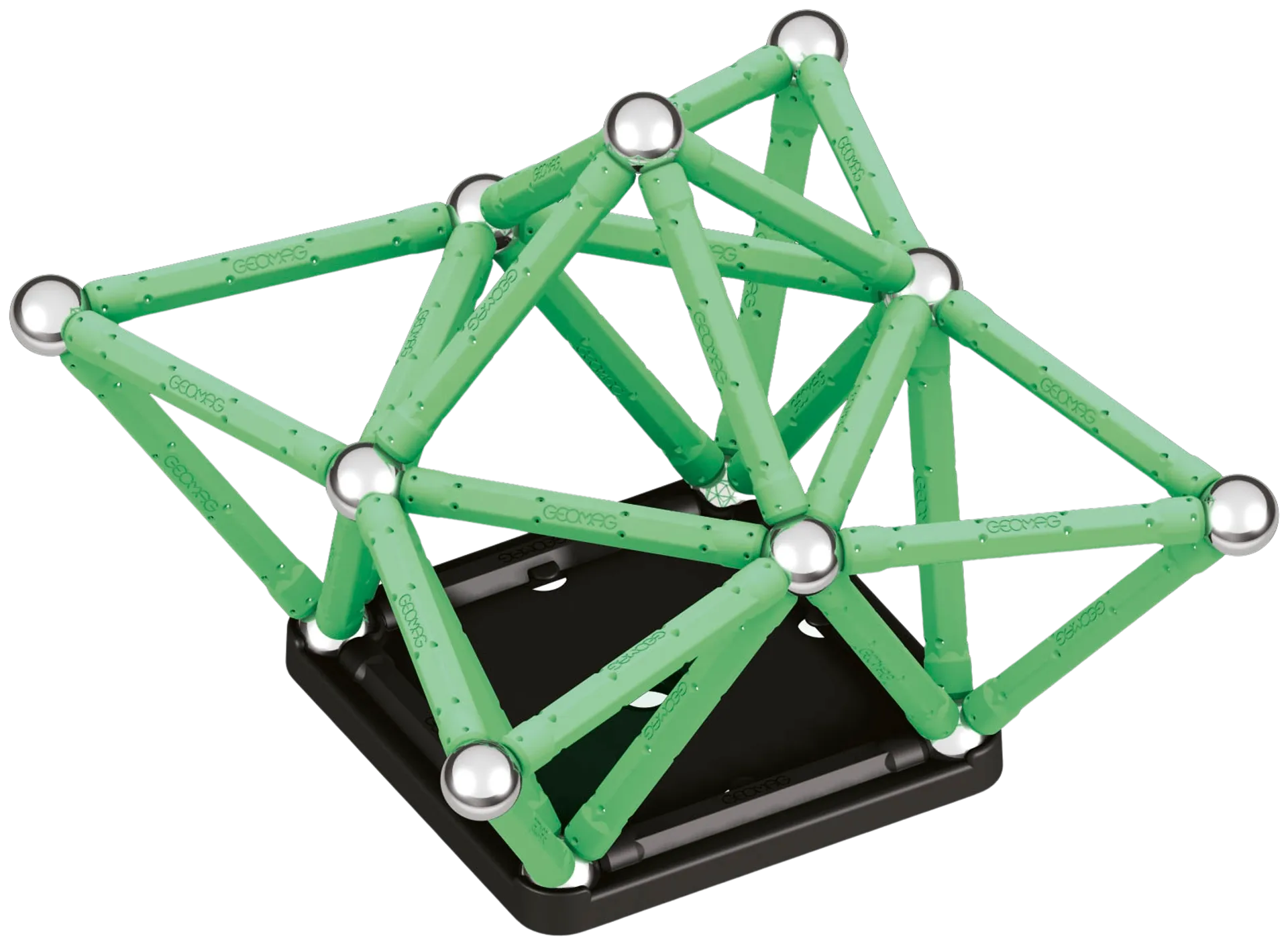 Geomag Glow pimeässä hohtava magneettinen rakennussarja 60 osaa - 2