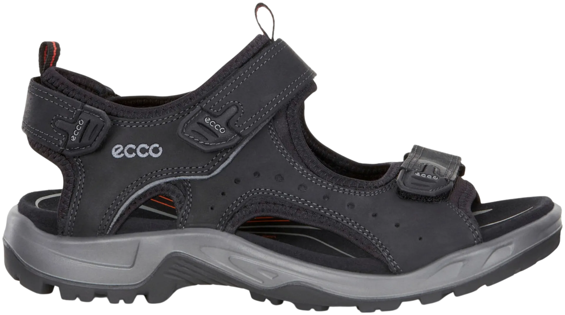 ECCO Andes II miesten sporttinen sandaali - Musta/harmaa - 2